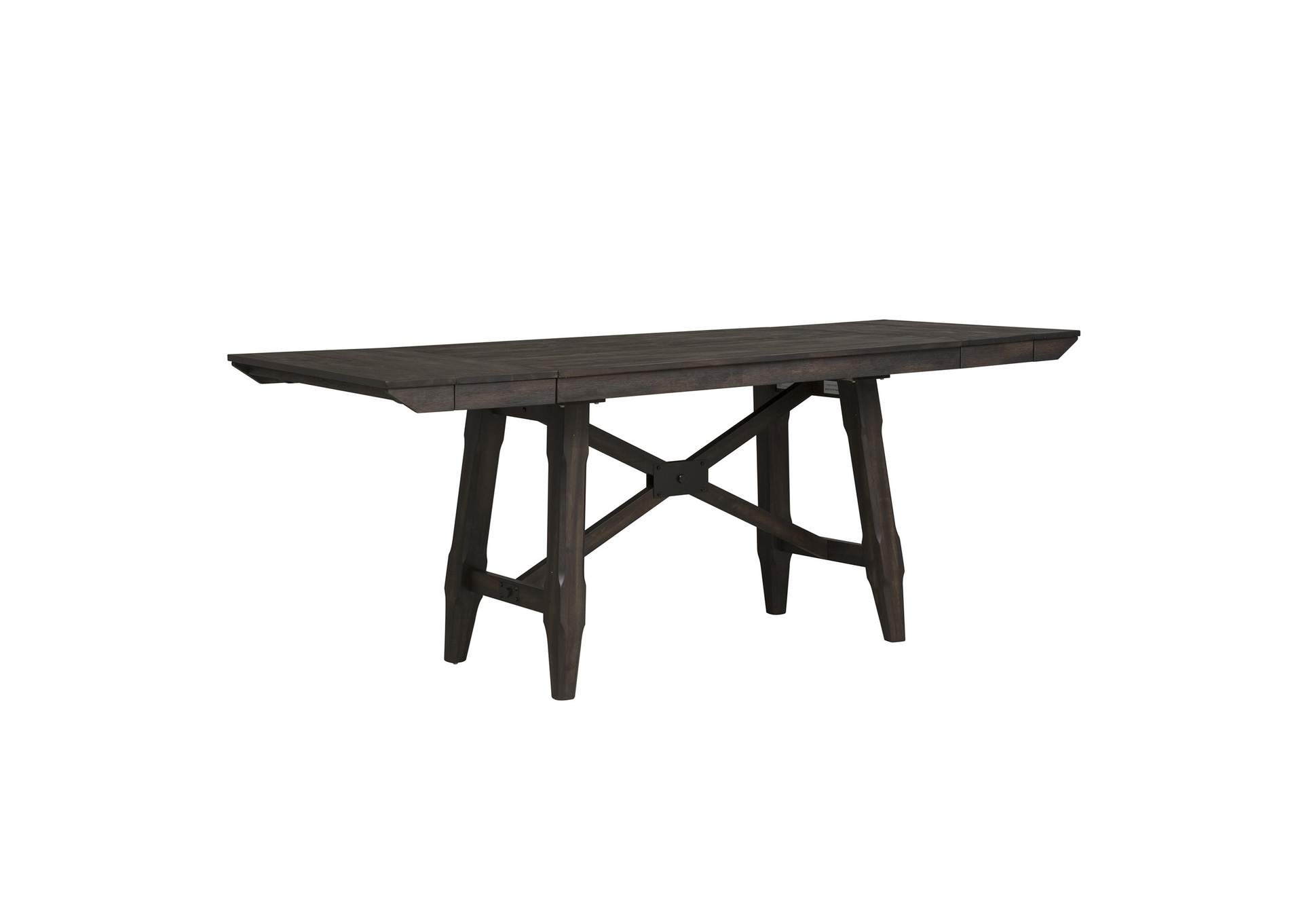 Double Bridge Trestle Table Set,Liberty