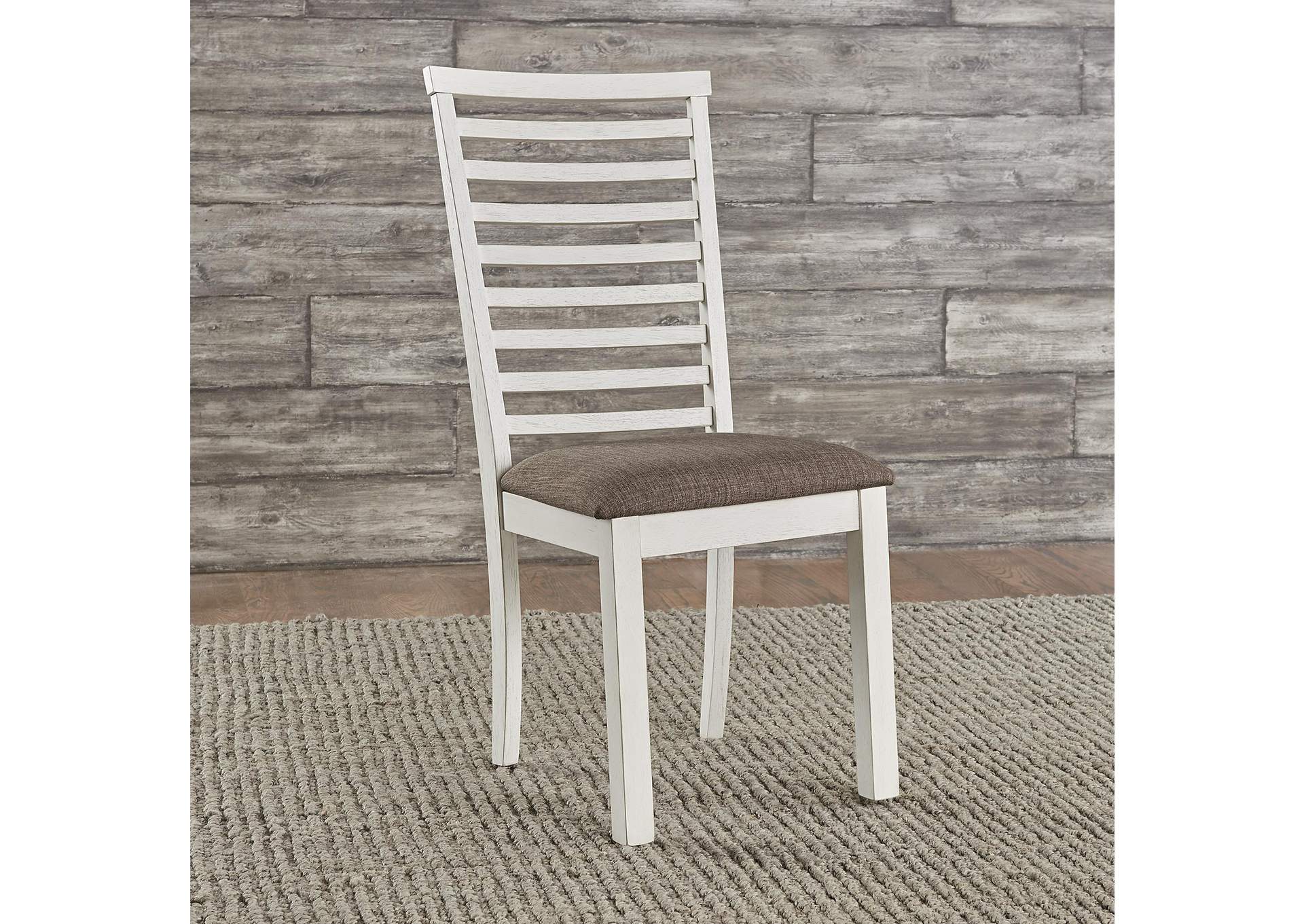 Brook Bay Upholstered Ladder Back Side Chair (RTA),Liberty