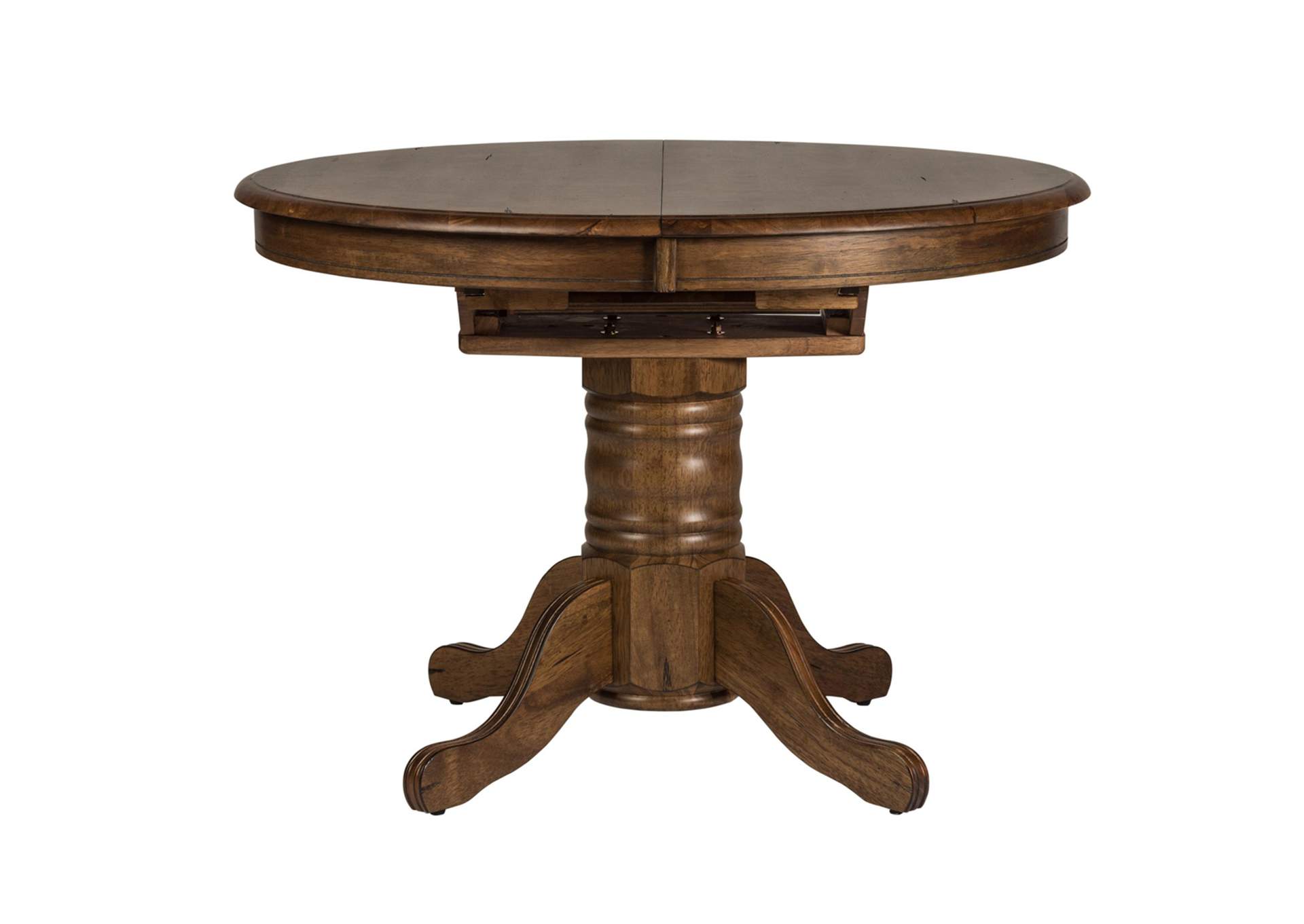 Carolina Crossing Pedestal Table,Liberty