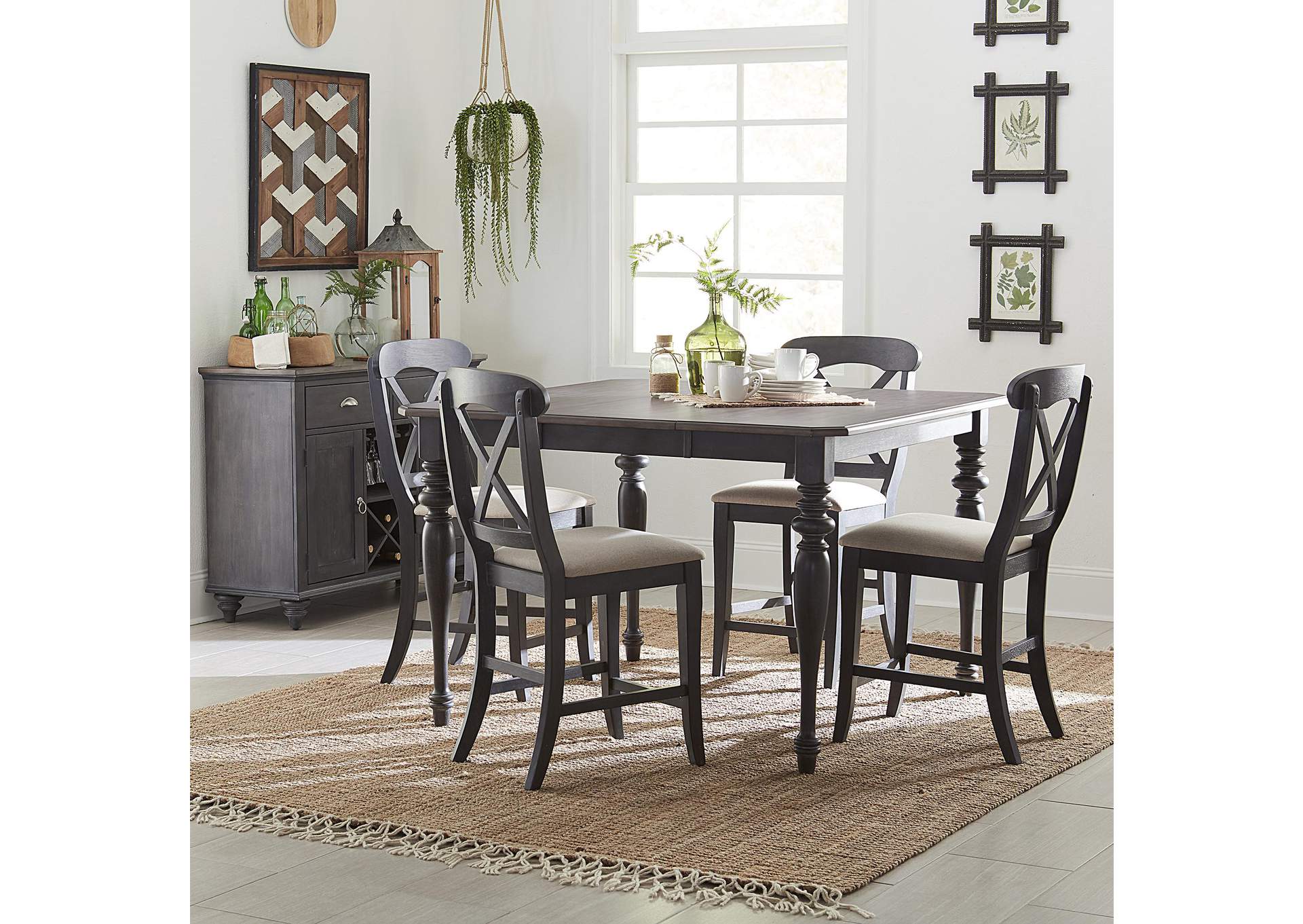 Ocean Isle 5 Piece Gathering Table Set,Liberty