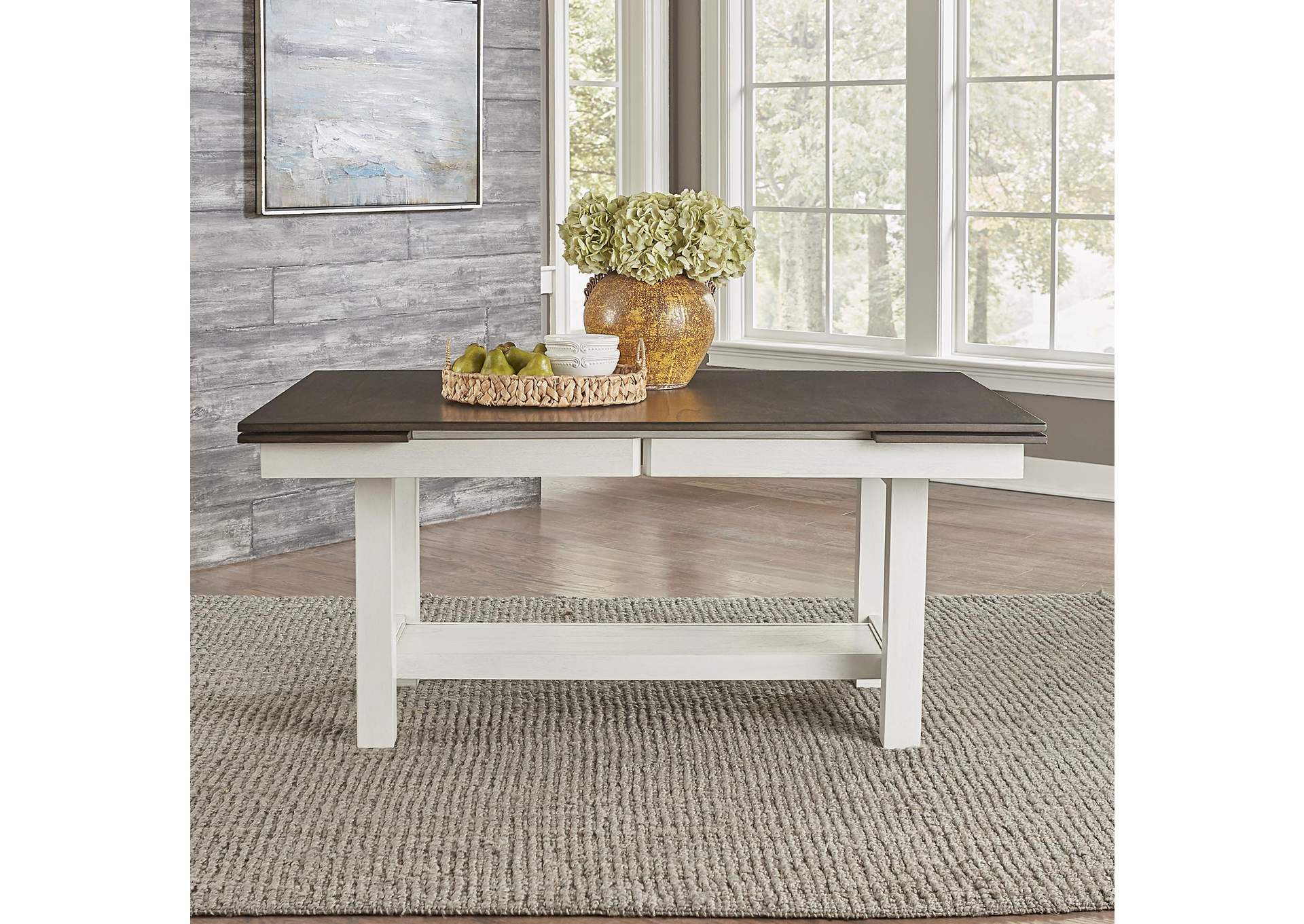 Brook Bay Trestle Table Set,Liberty