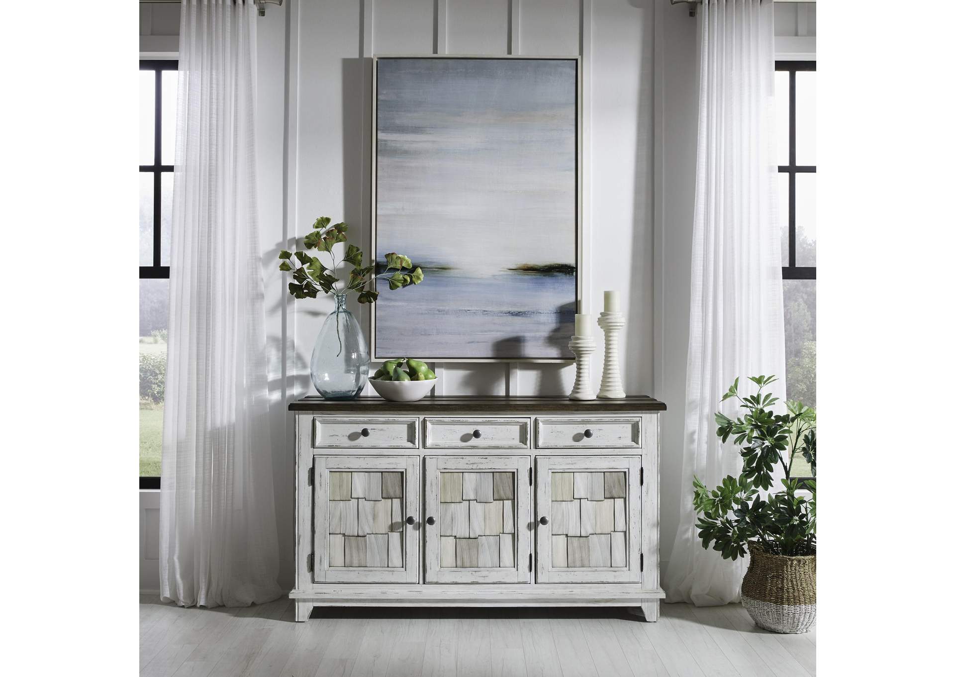 River Place Accent Server,Liberty