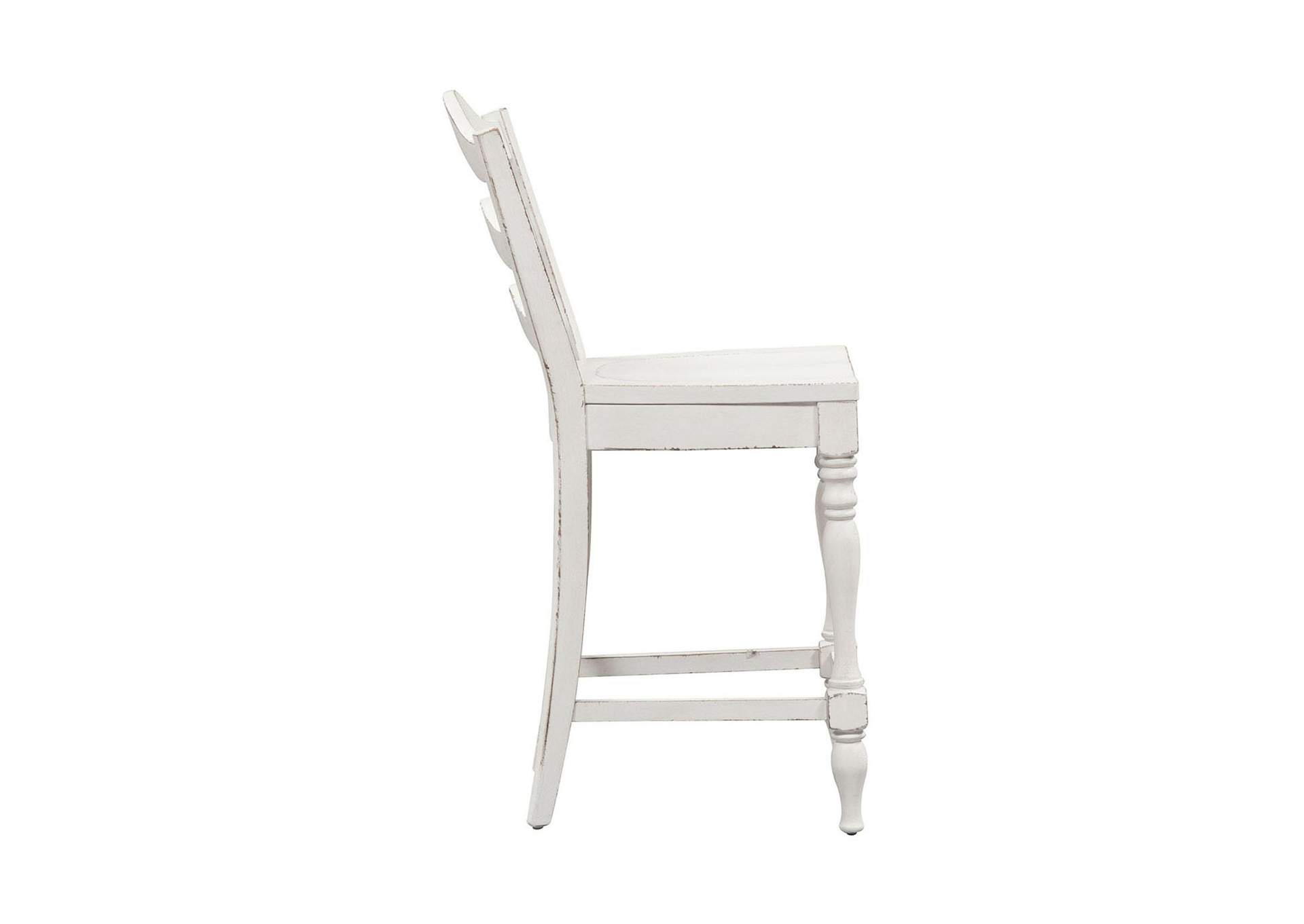 Magnolia Manor Ladder Back Counter Chair (RTA),Liberty