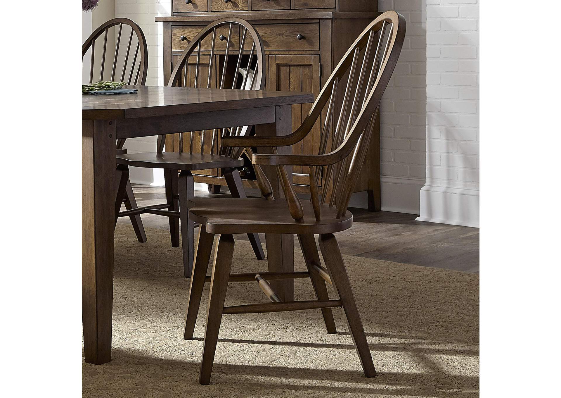 Hearthstone Ridge Windsor Back Arm Chair,Liberty