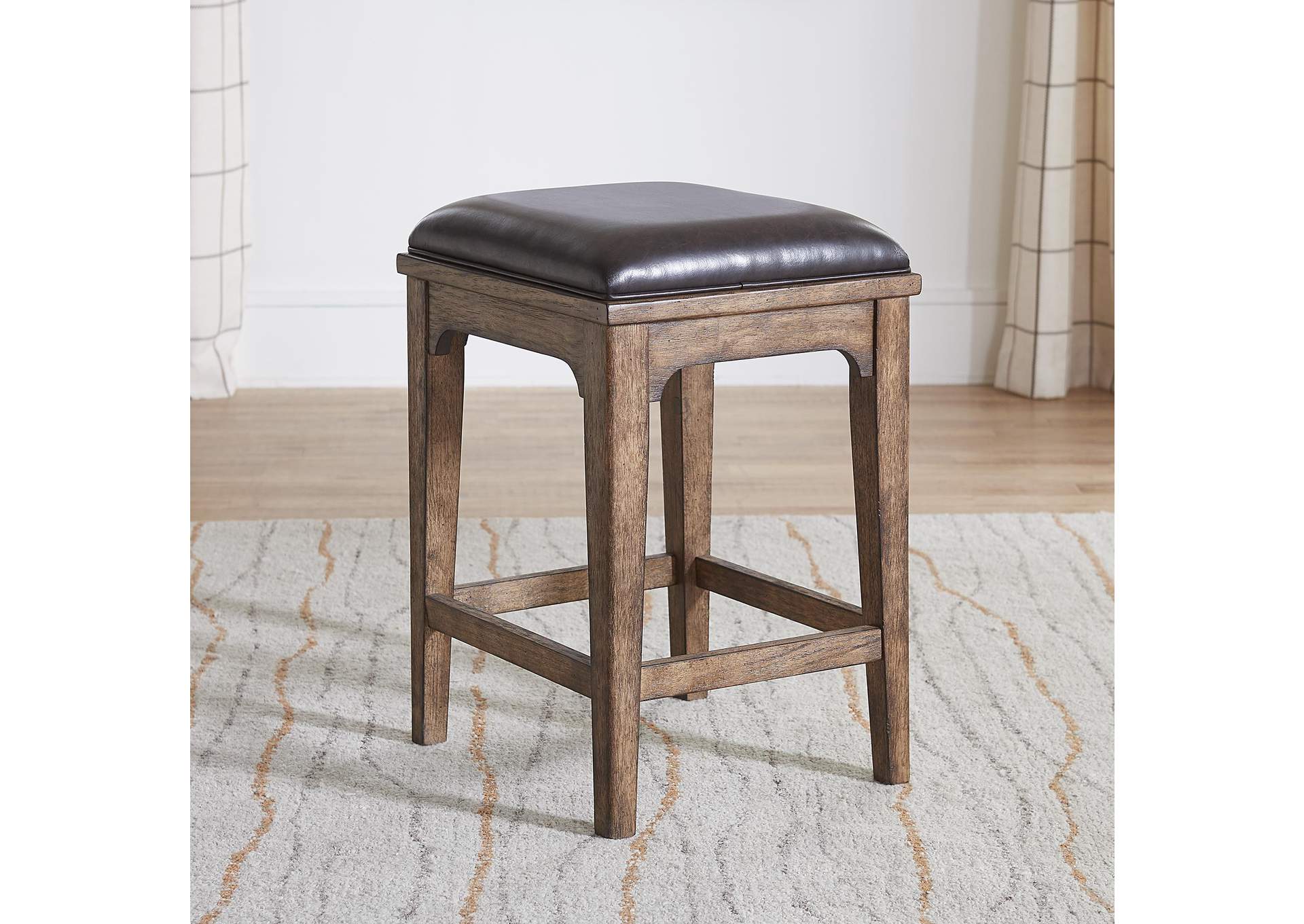 Ashford Upholstered Console Stool,Liberty