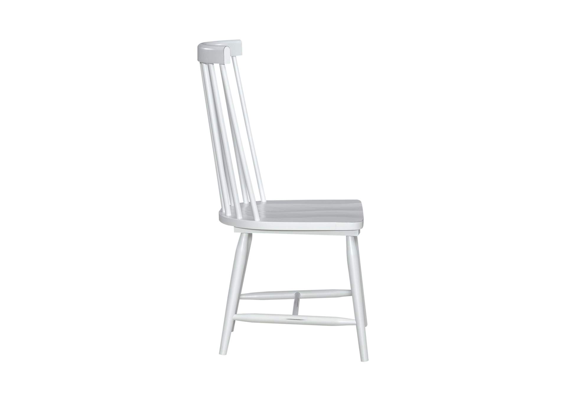 Capeside Cottage Spindle Back Side Chair - White (RTA),Liberty