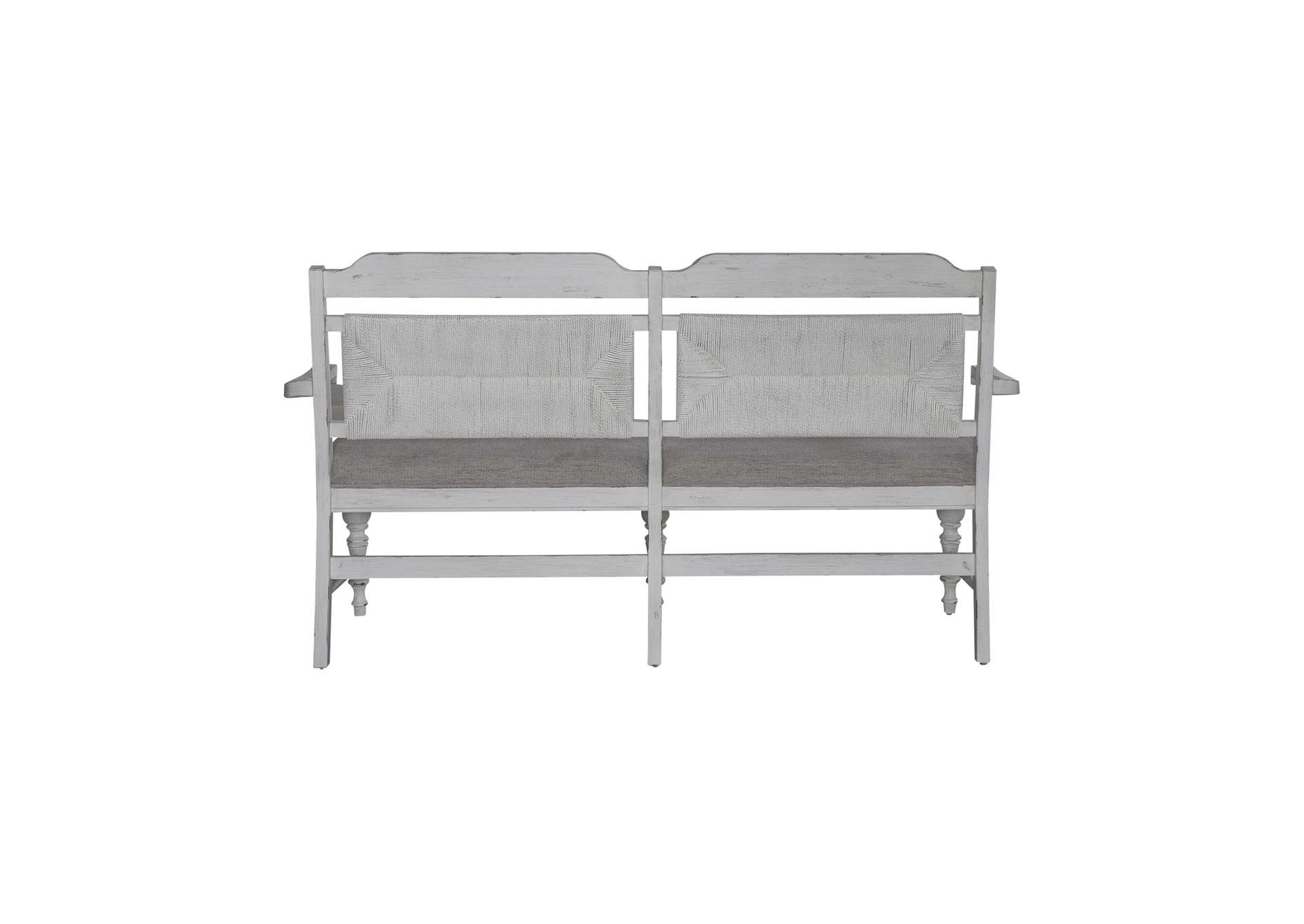 River Place Panel Back Dining Bench (RTA),Liberty