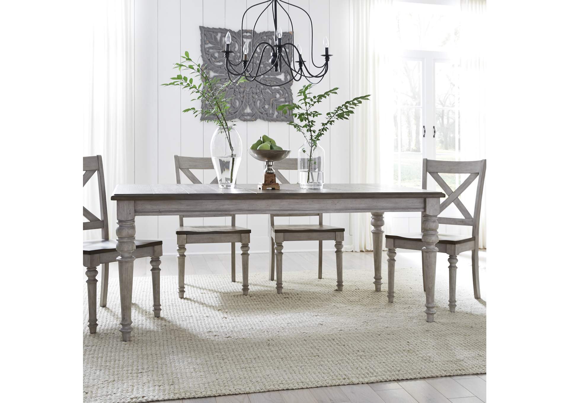 Cottage Lane 5 Piece Rectangular Table Set,Liberty