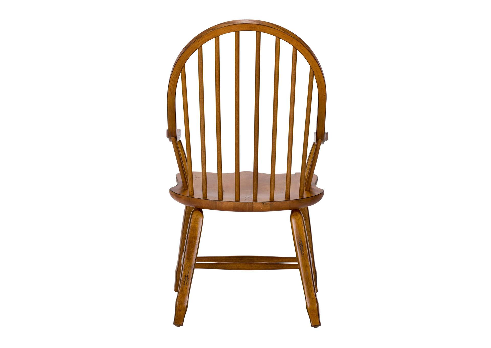 Treasures Bow Back Arm Chair - Oak,Liberty