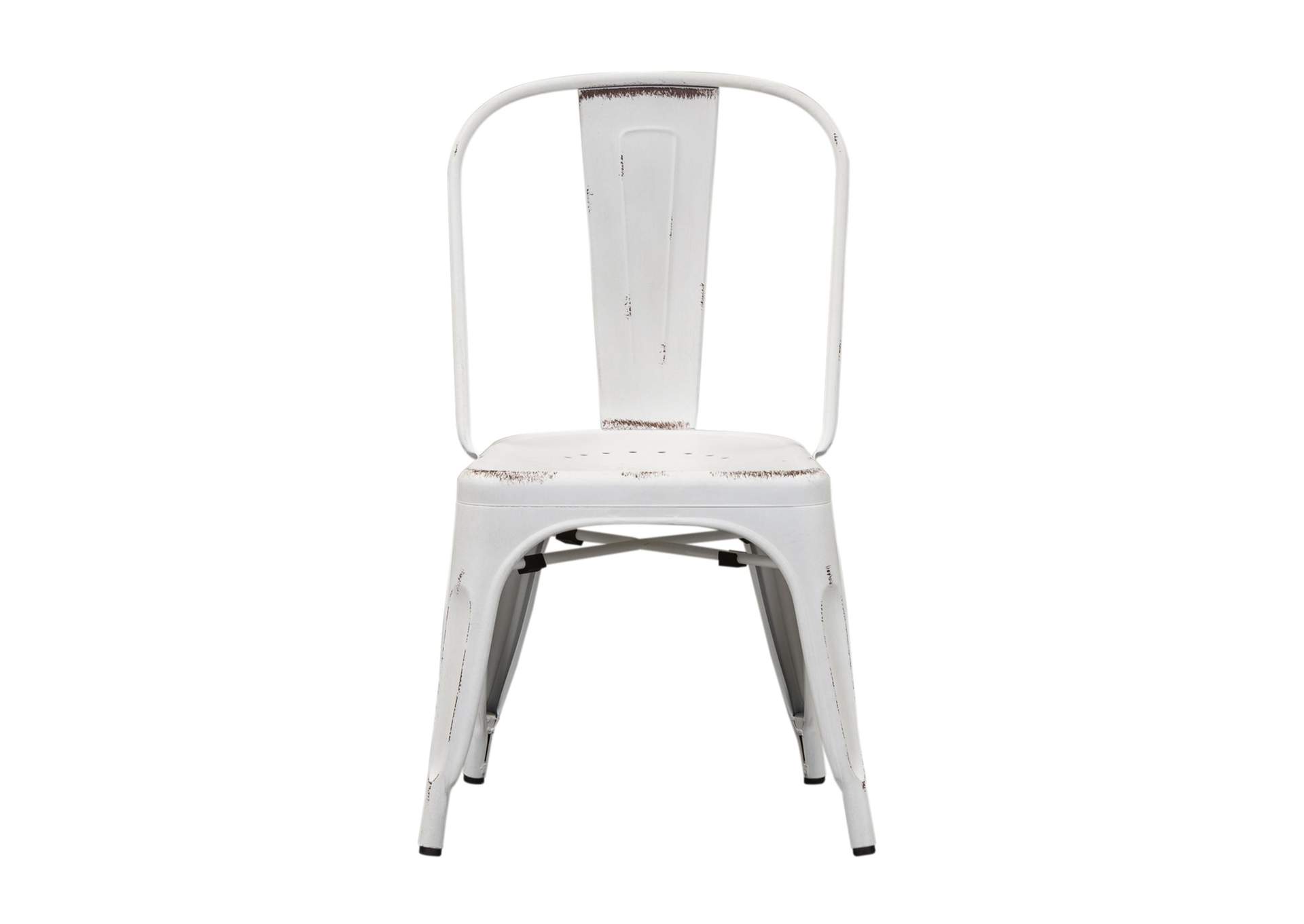 Vintage Series Bow Back Side Chair - Antique White,Liberty