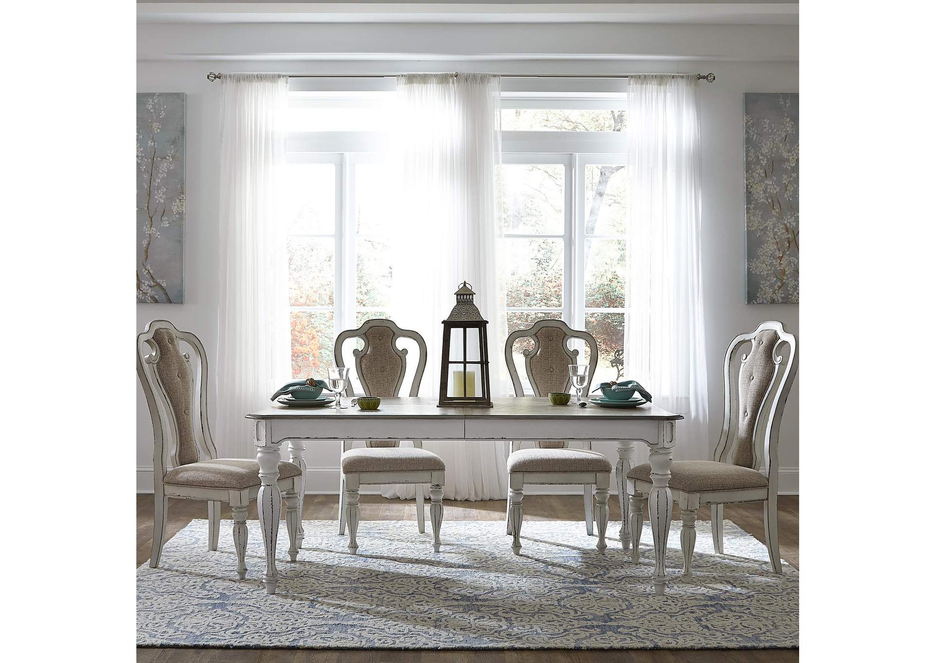 Magnolia Manor 5 Piece Rectangular Table Set,Liberty