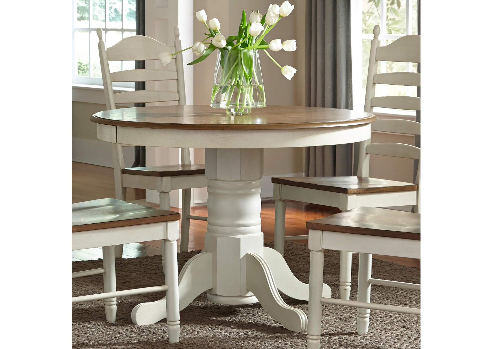 Springfield Pedestal Table,Liberty