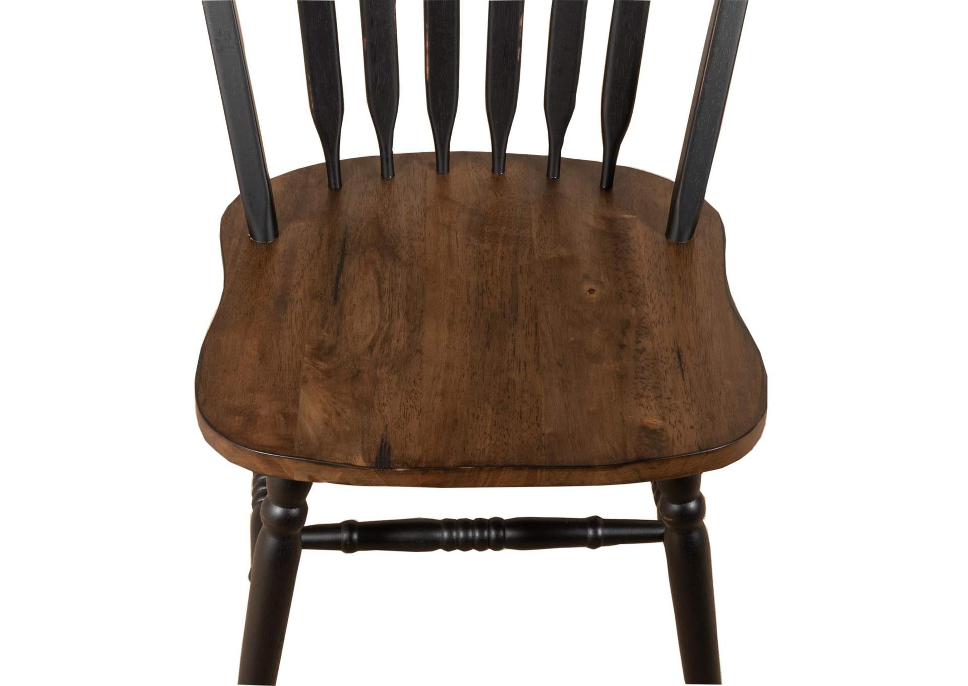 Carolina Crossing Windsor Side Chair - Black,Liberty