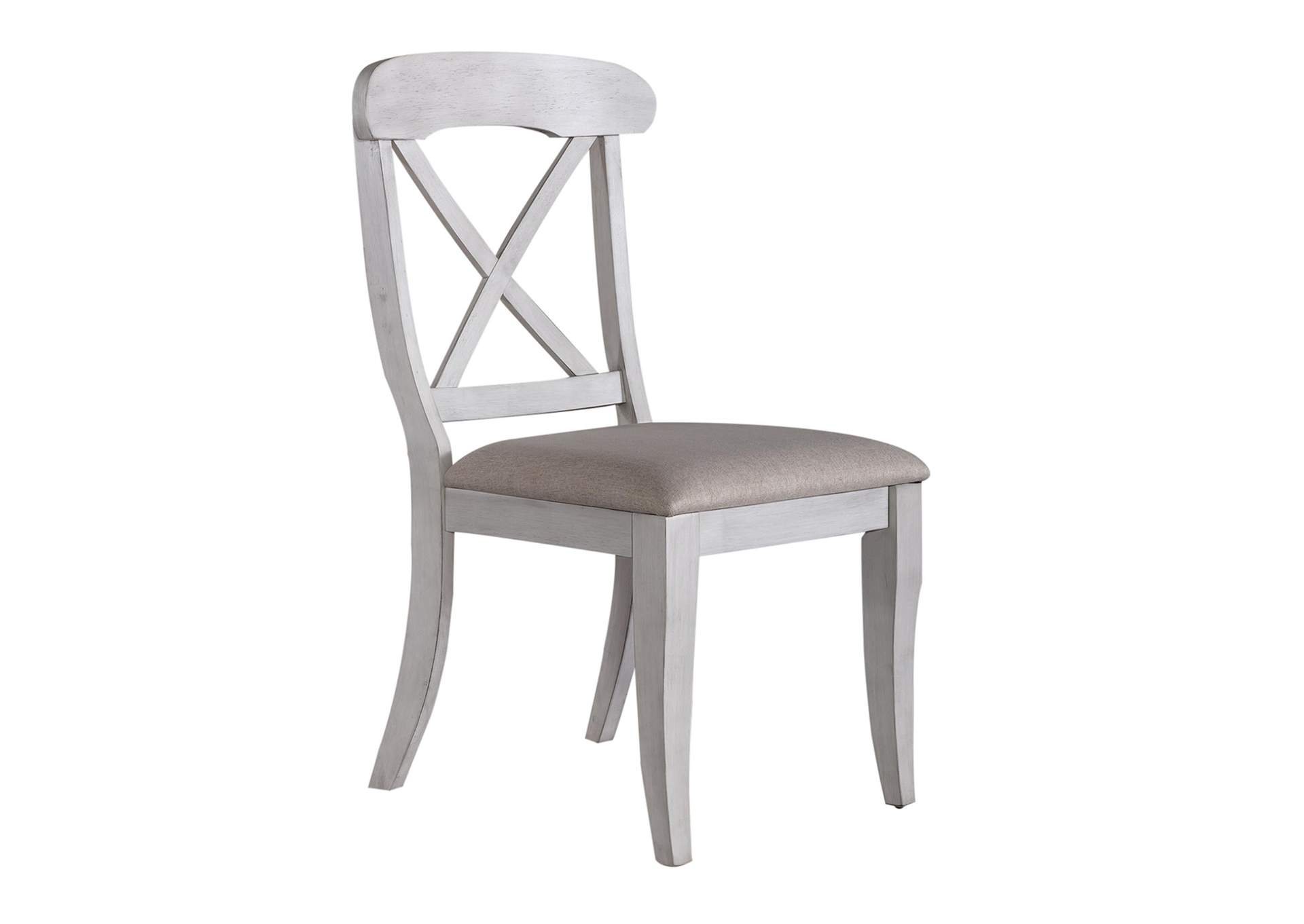 Ocean Isle Upholstered X Back Side Chair (RTA),Liberty