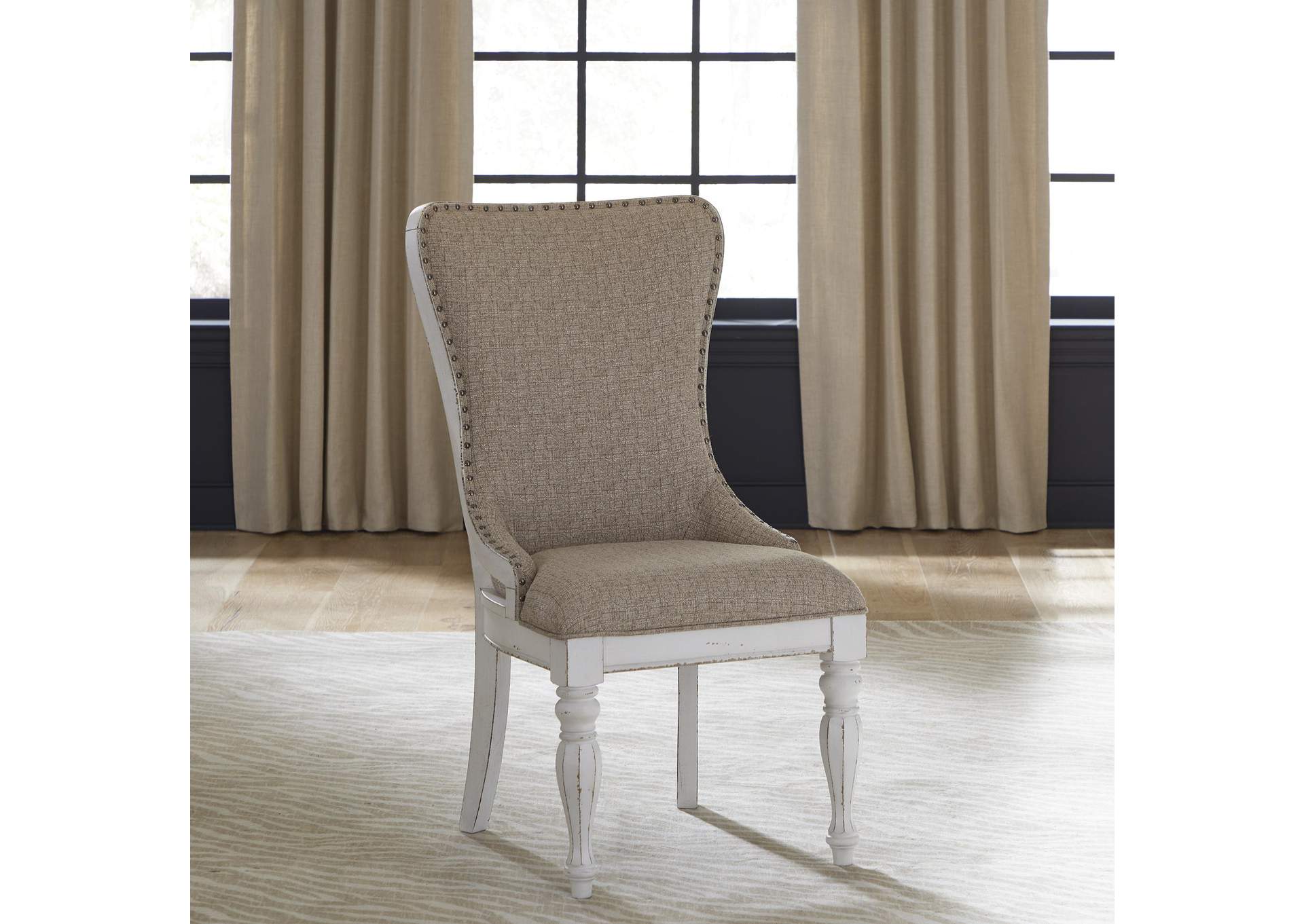 Magnolia Manor Upholstered Wing Back Side Chair (RTA),Liberty