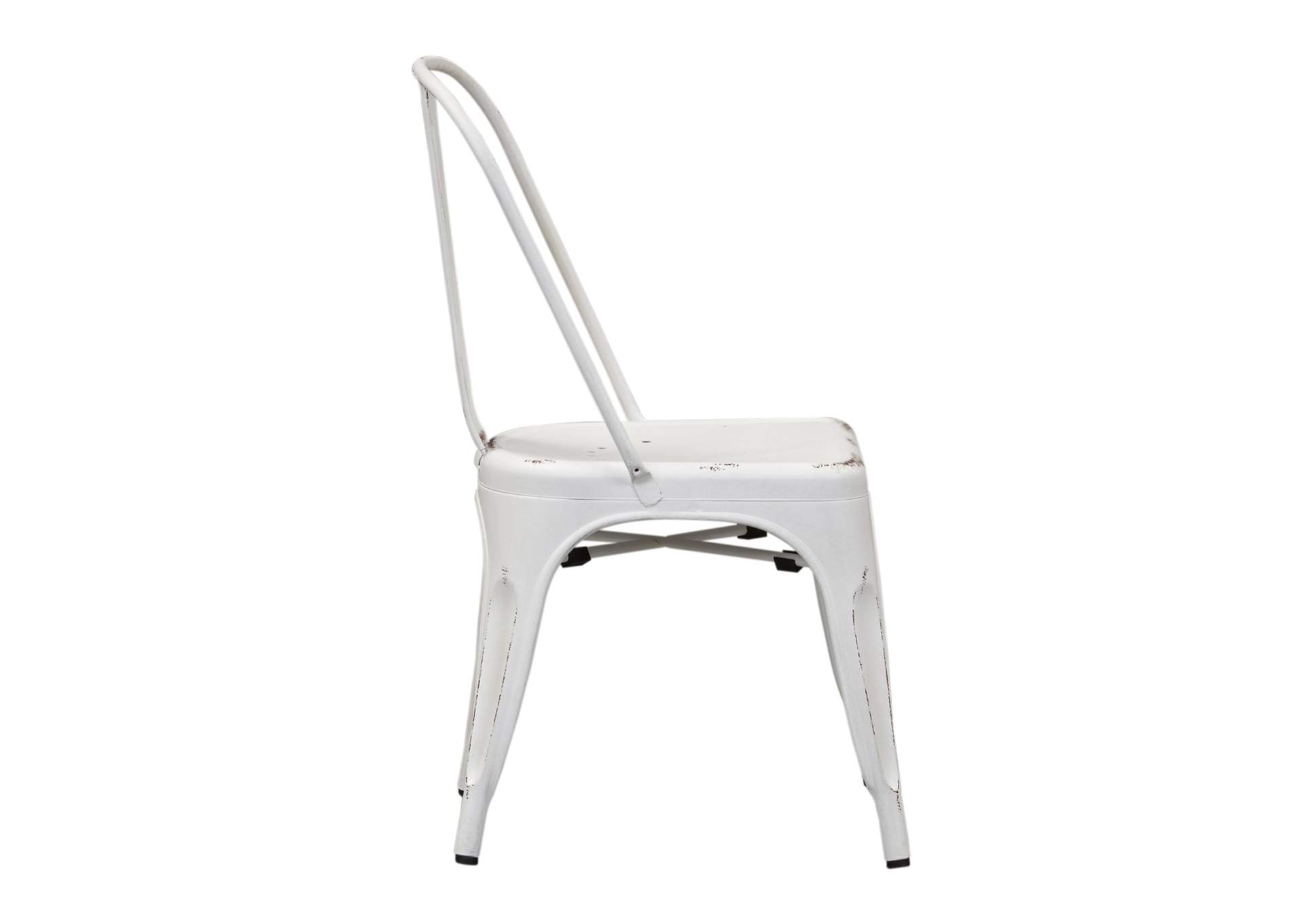 Vintage Series Bow Back Side Chair - Antique White,Liberty