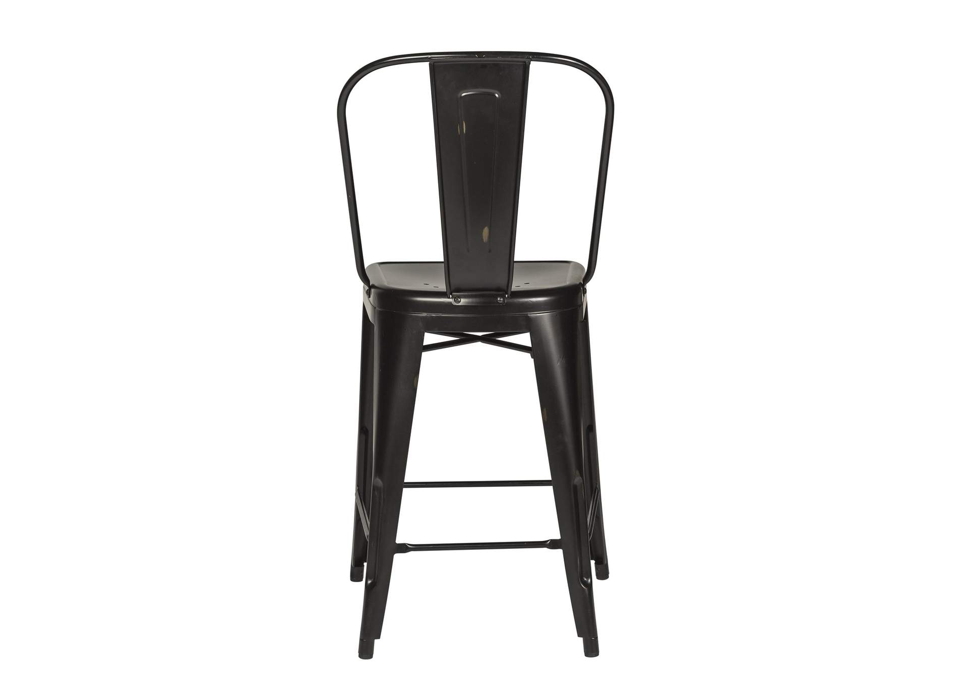 Vintage Series Bow Back Counter Chair - Black (RTA),Liberty