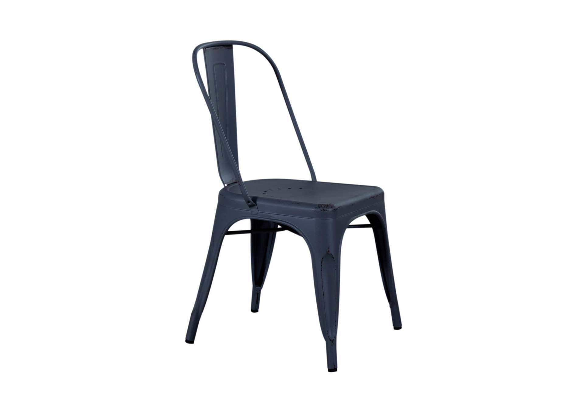 Vintage Series Bow Back Side Chair - Navy,Liberty