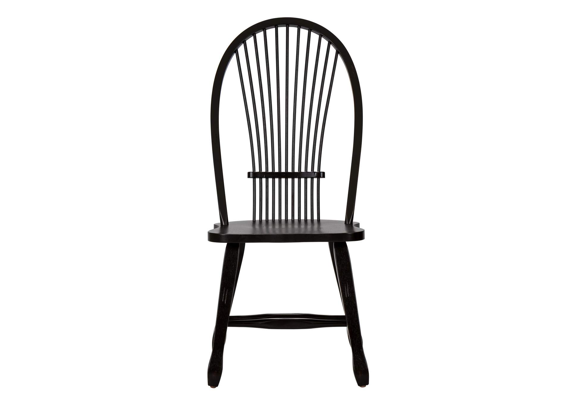 Treasures Sheaf Back Side Chair - Black,Liberty