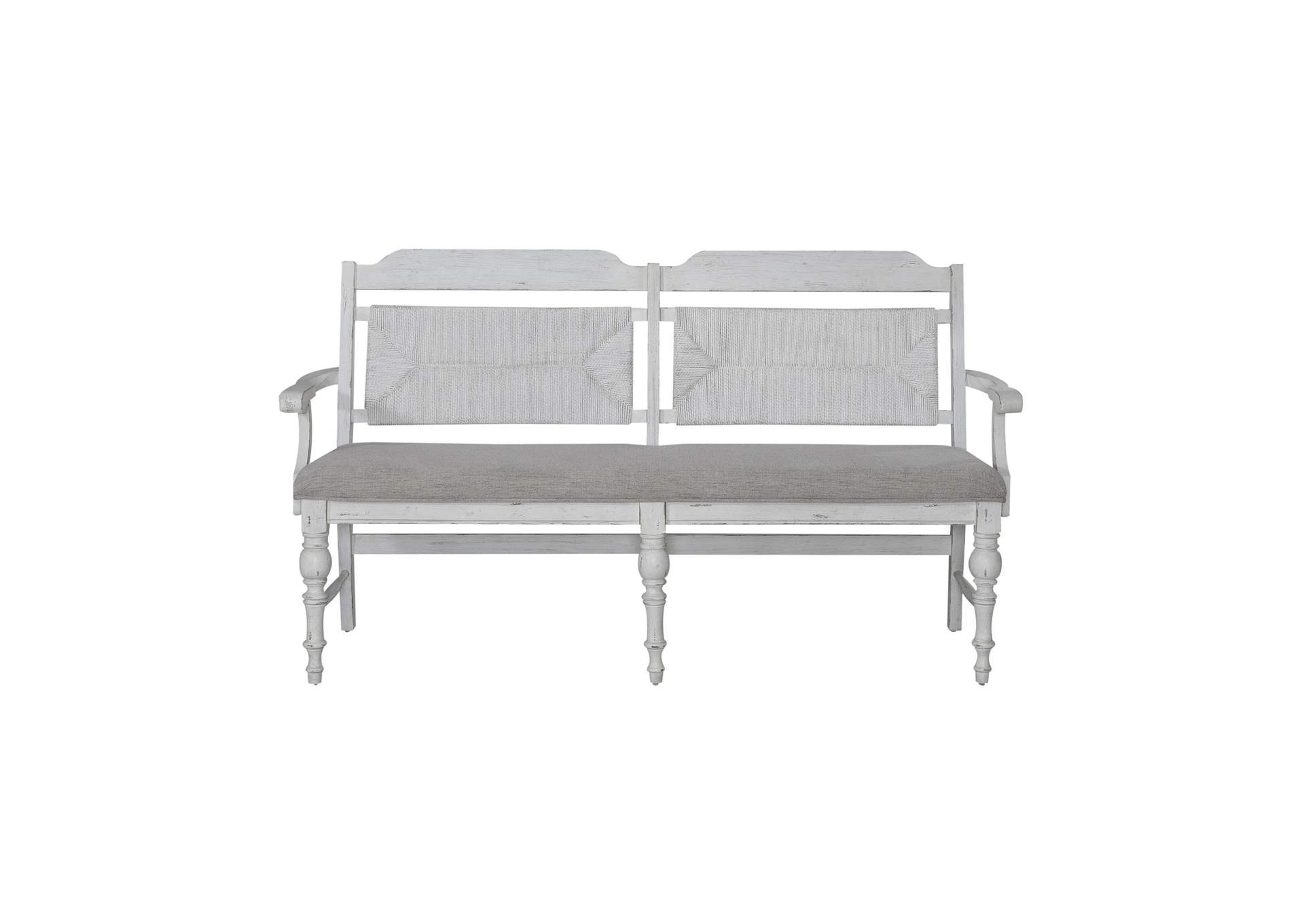 River Place Panel Back Dining Bench (RTA),Liberty