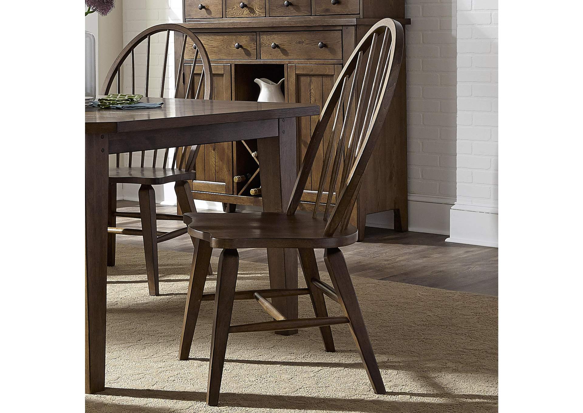 Hearthstone Ridge Windsor Back Side Chair,Liberty