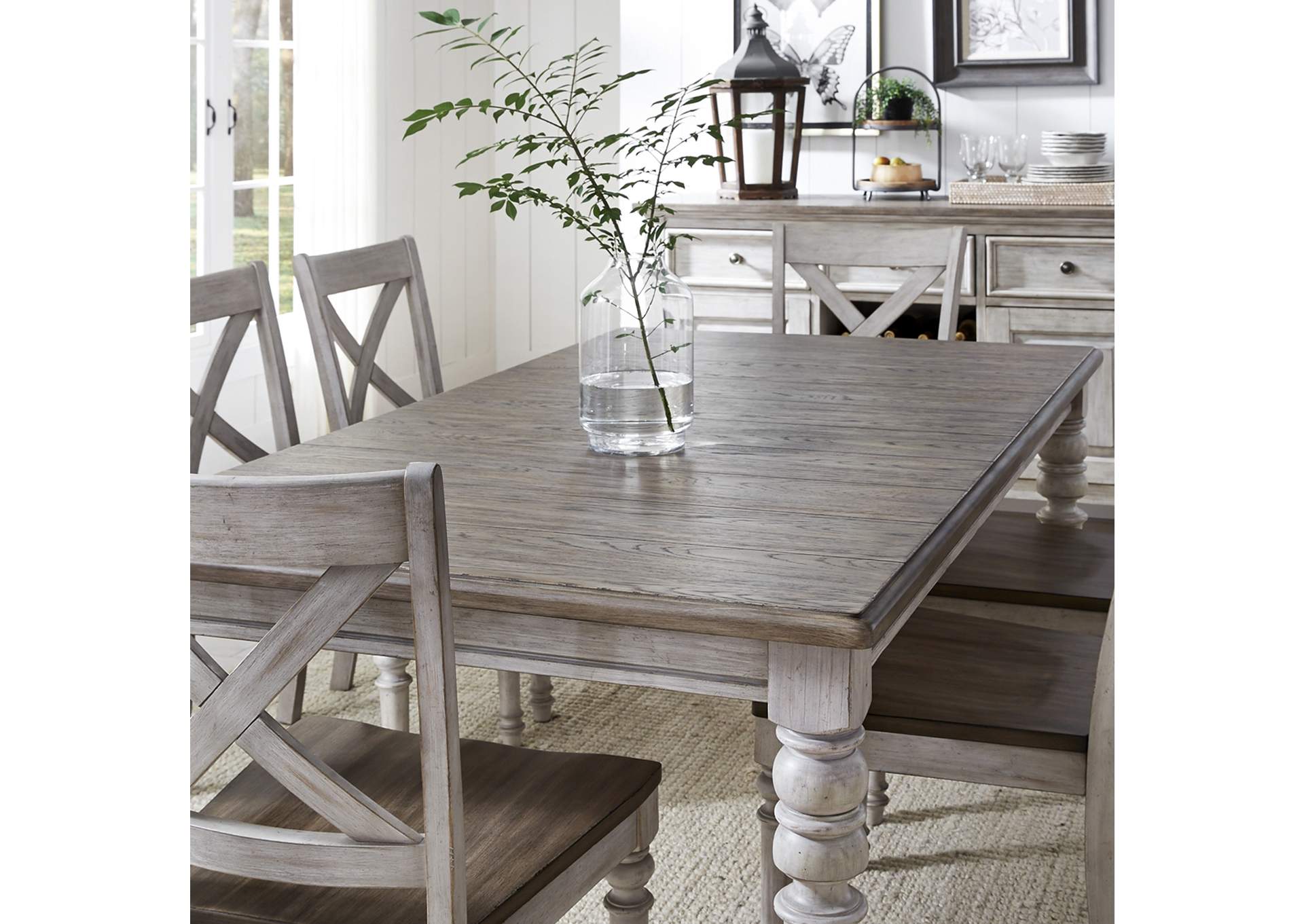 Cottage Lane Rectangular Leg Table,Liberty