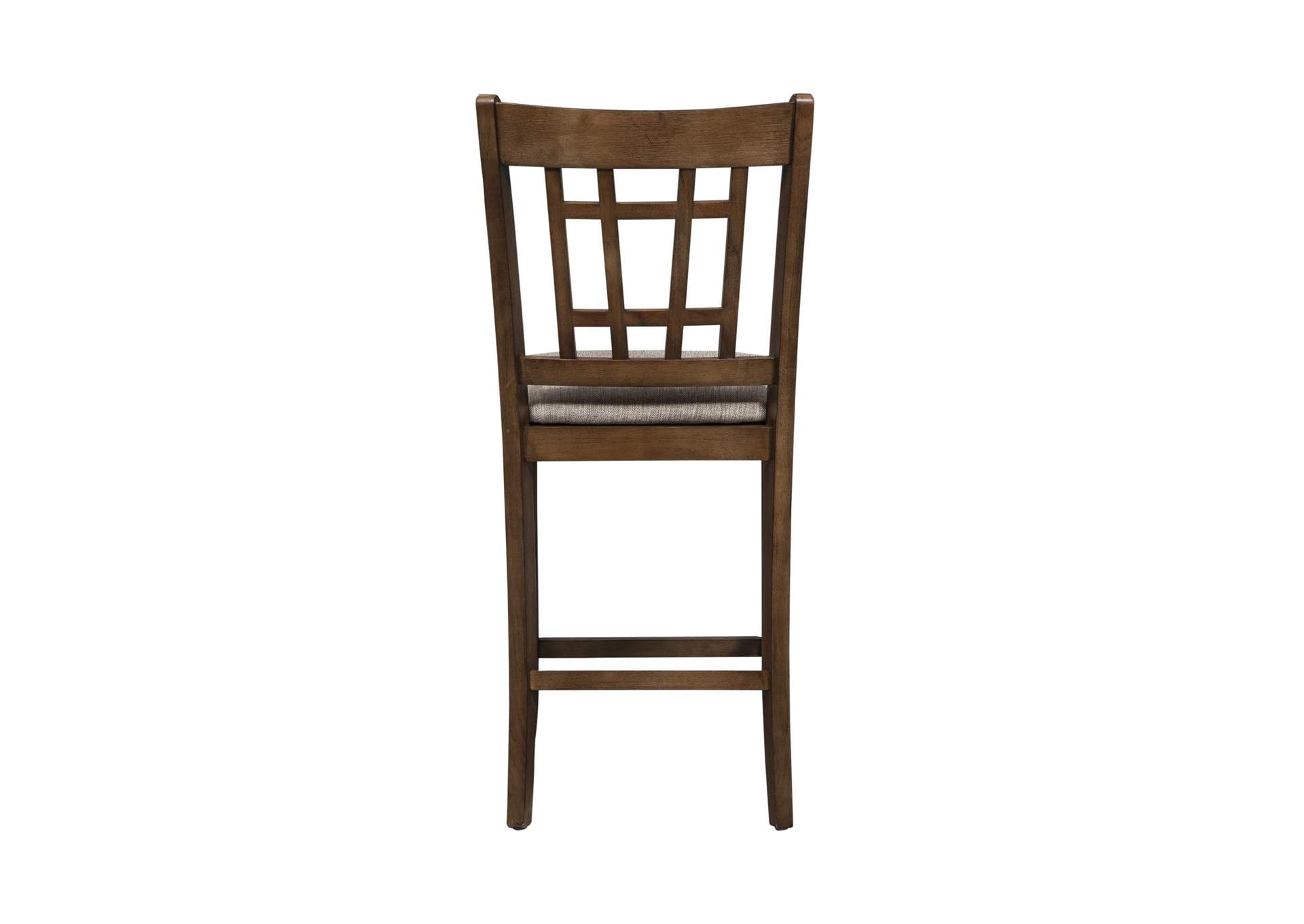 Santa Rosa 24 Inch Lattice Back Counter Chair,Liberty