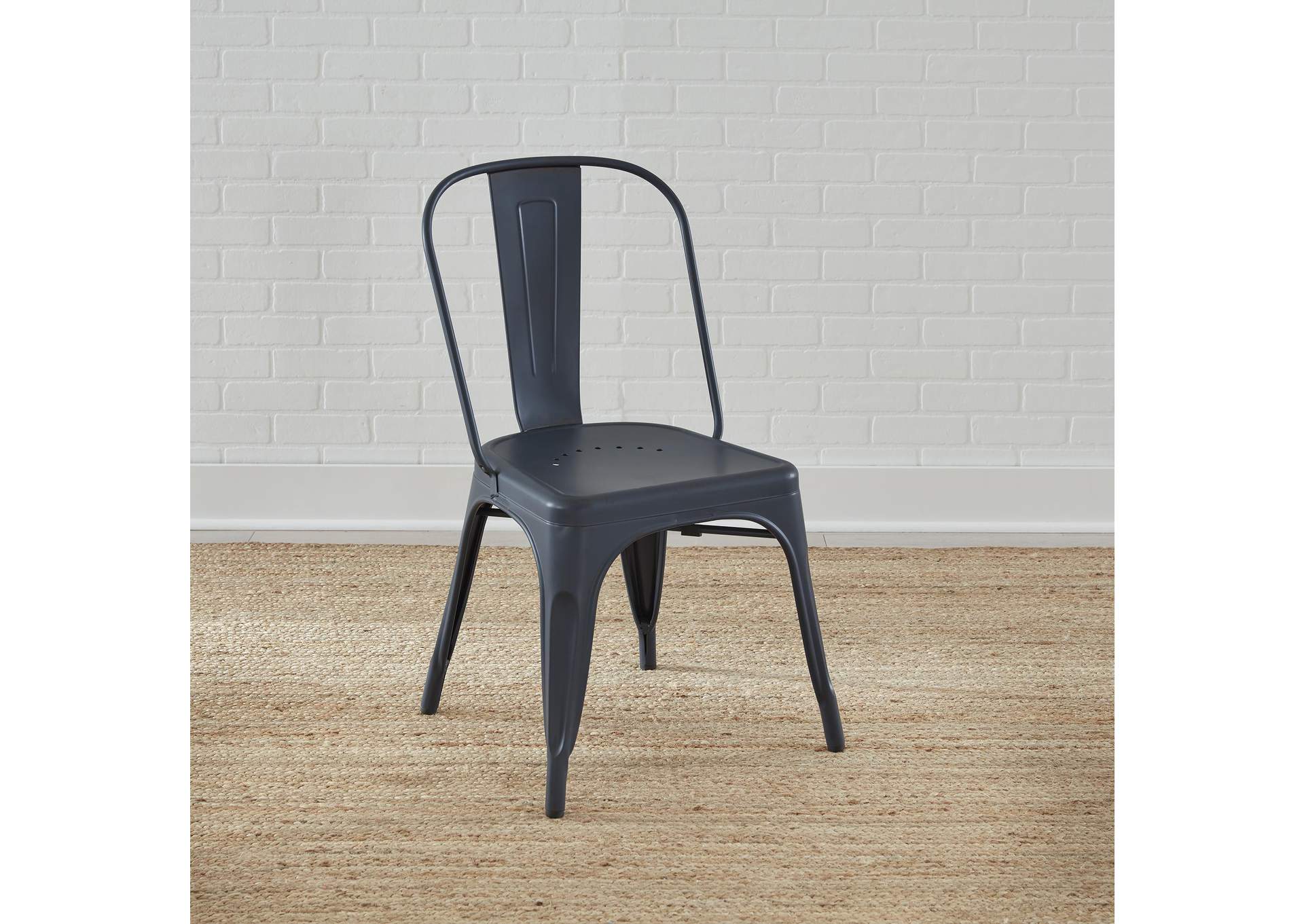 Vintage Series Bow Back Side Chair - Navy,Liberty