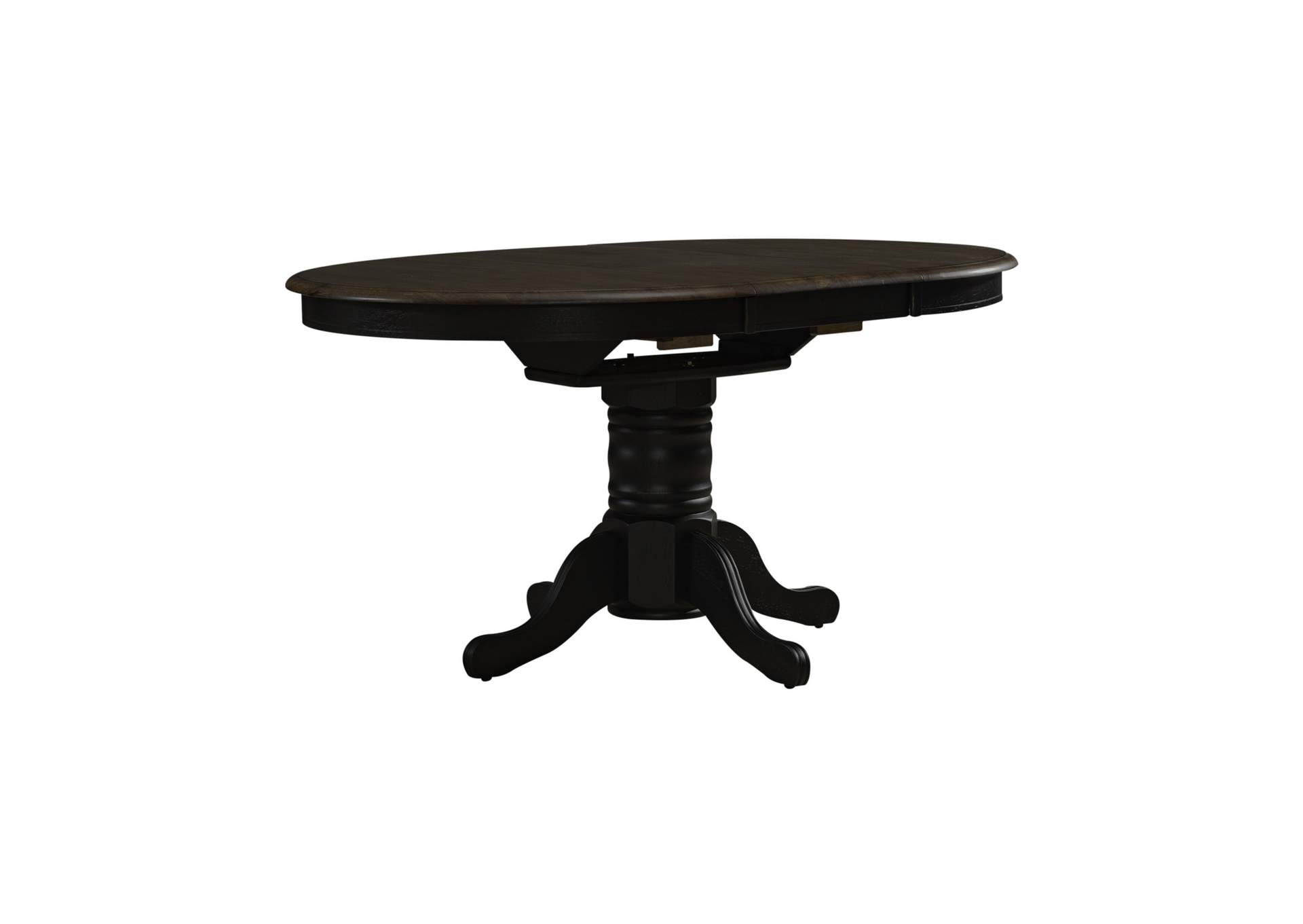 Carolina Crossing Pedestal Table Set - Black,Liberty