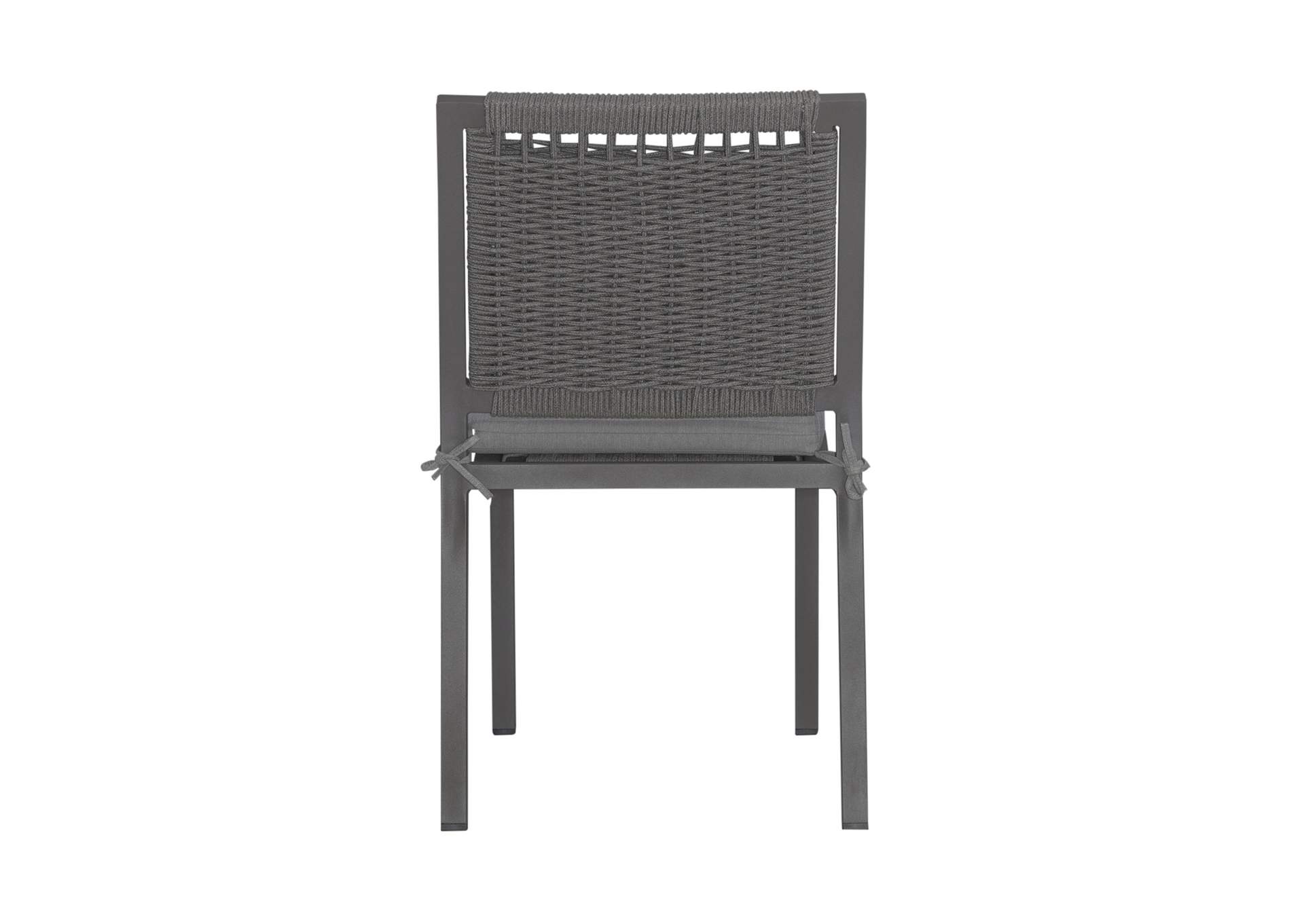 Plantation Key Outdoor Panel Back Side Chair - Granite,Liberty