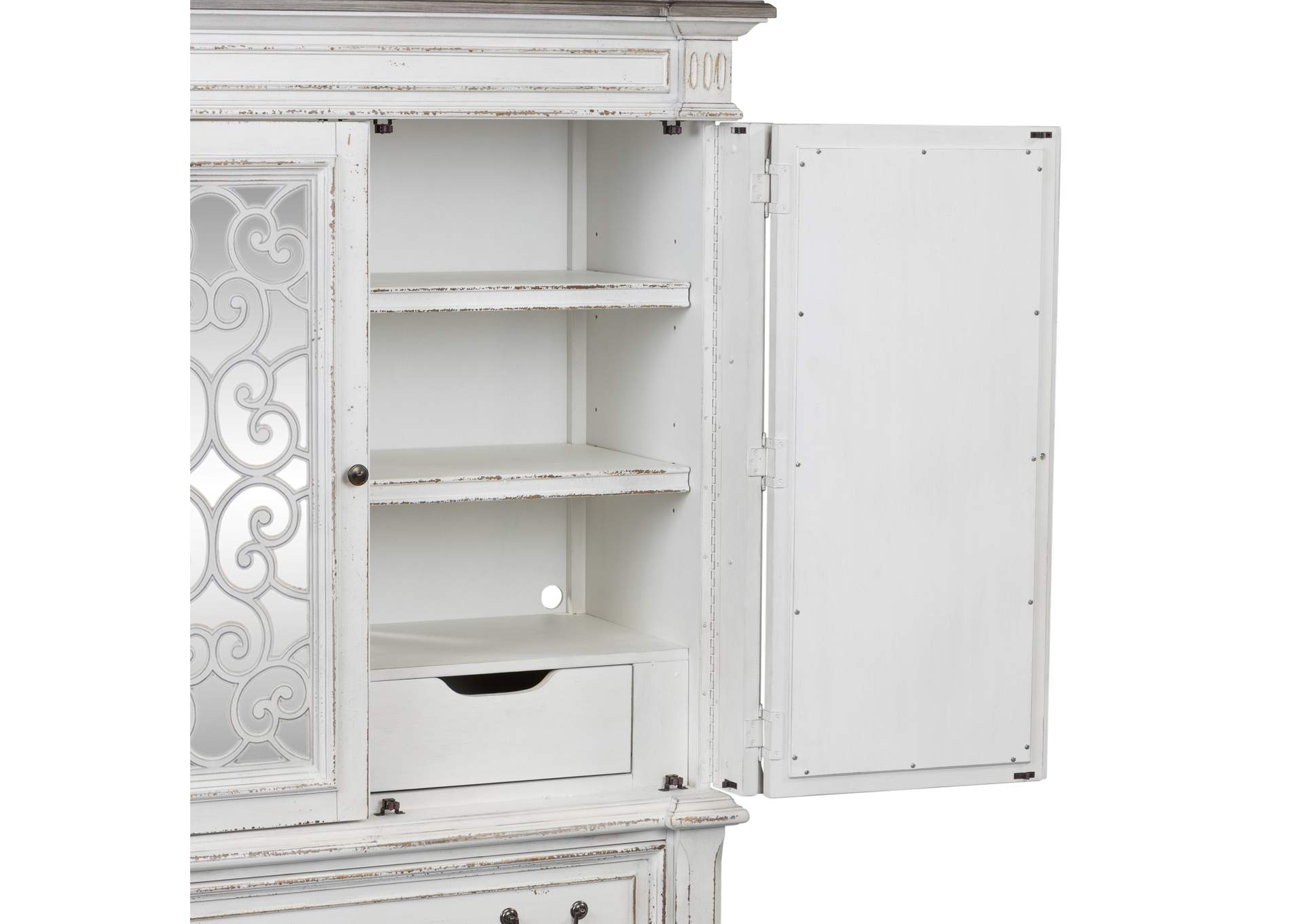 Abbey Park Mirrored Door Chest,Liberty