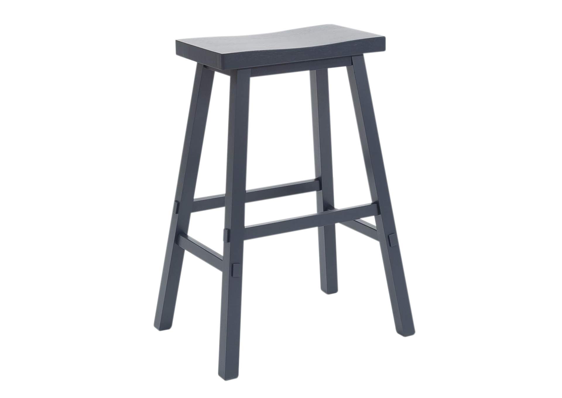 Creations 30 Inch Sawhorse Stool - Navy,Liberty