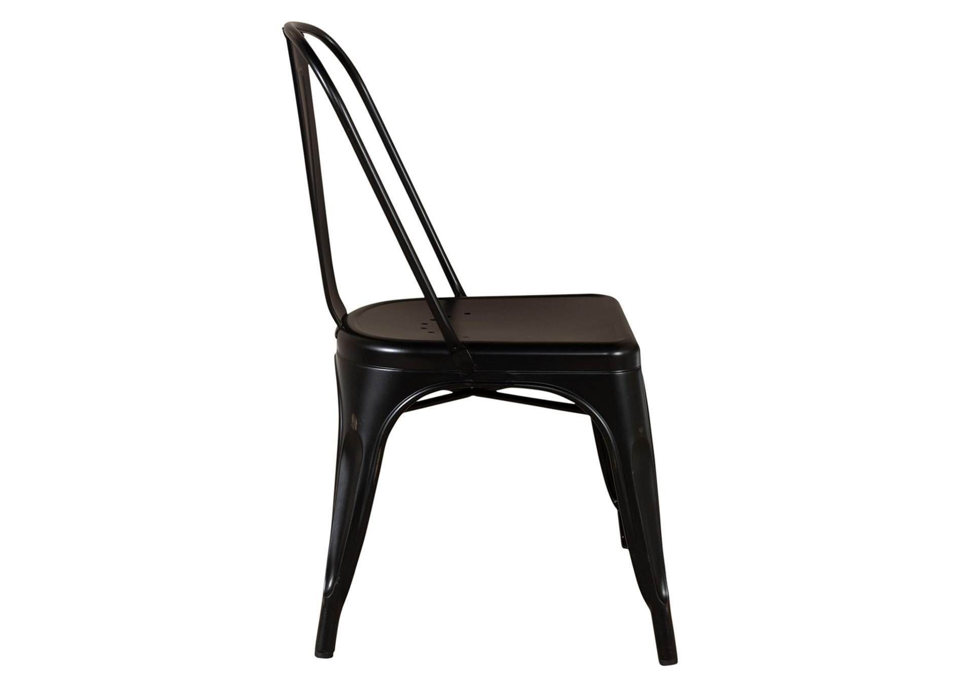 Vintage Series Bow Back Side Chair - Black,Liberty