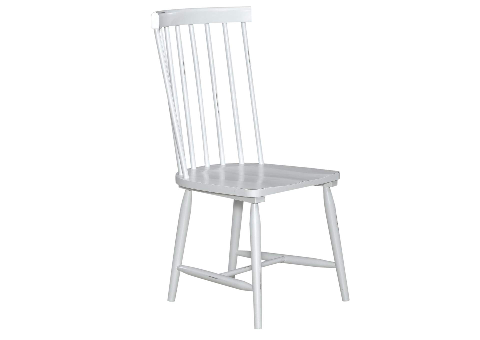 Capeside Cottage Spindle Back Side Chair - White (RTA),Liberty