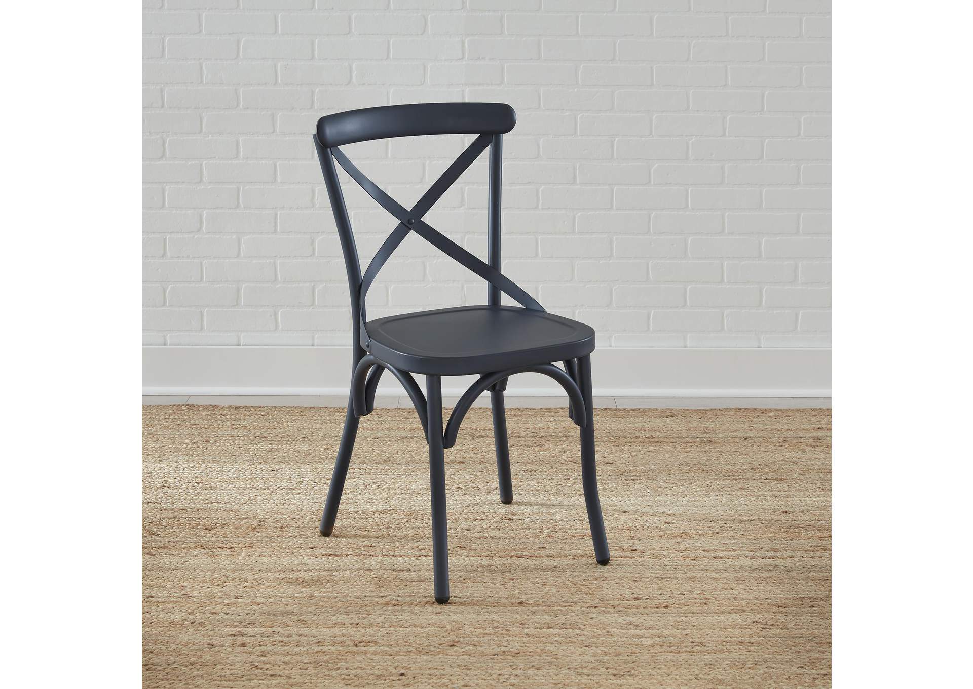 Vintage Series X Back Side Chair - Navy,Liberty