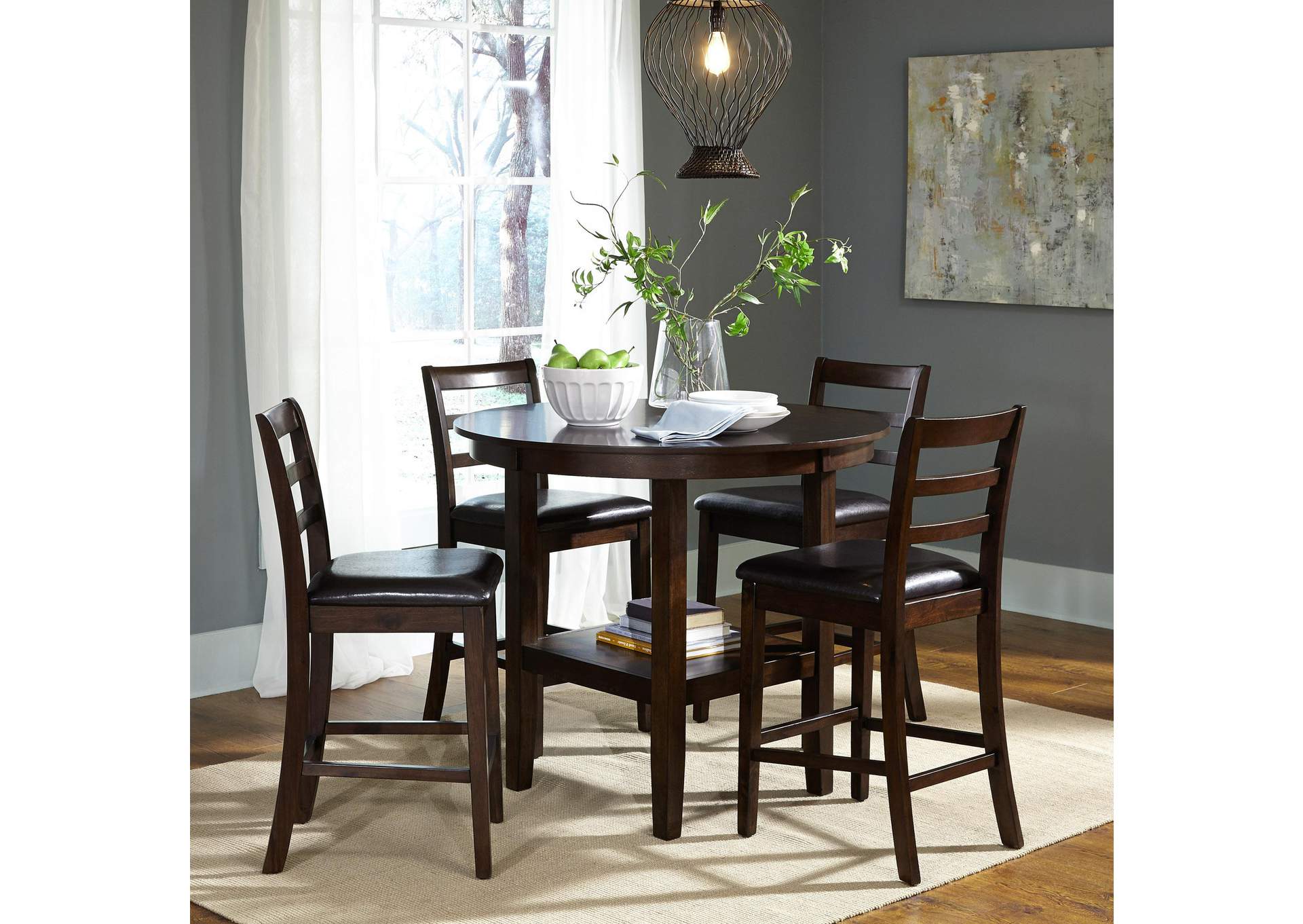 Hampton 5 Piece Pub Table Set,Liberty