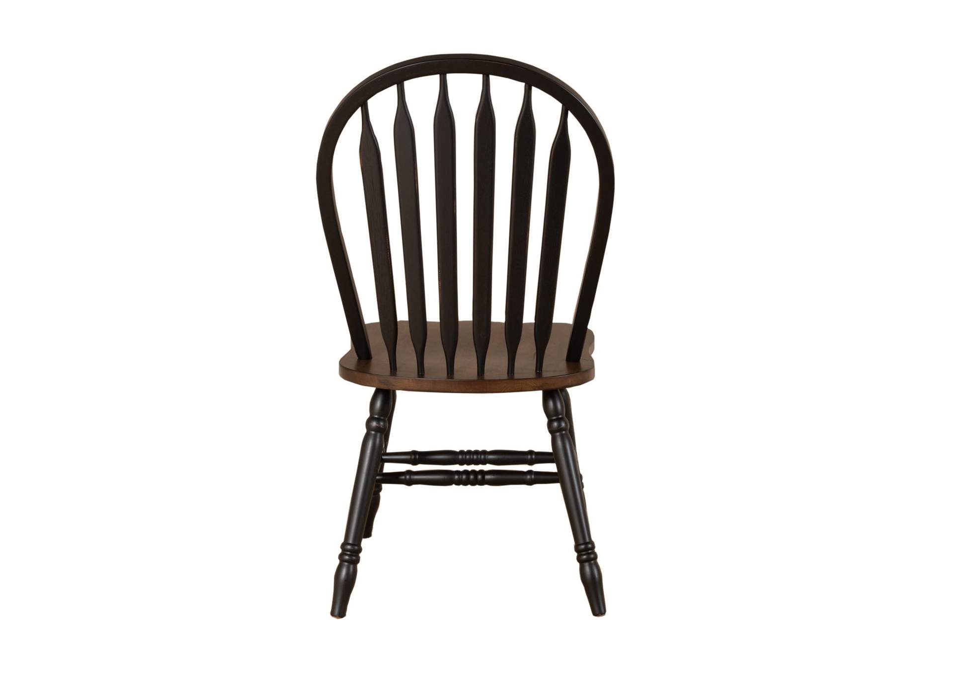 Carolina Crossing Windsor Side Chair - Black,Liberty