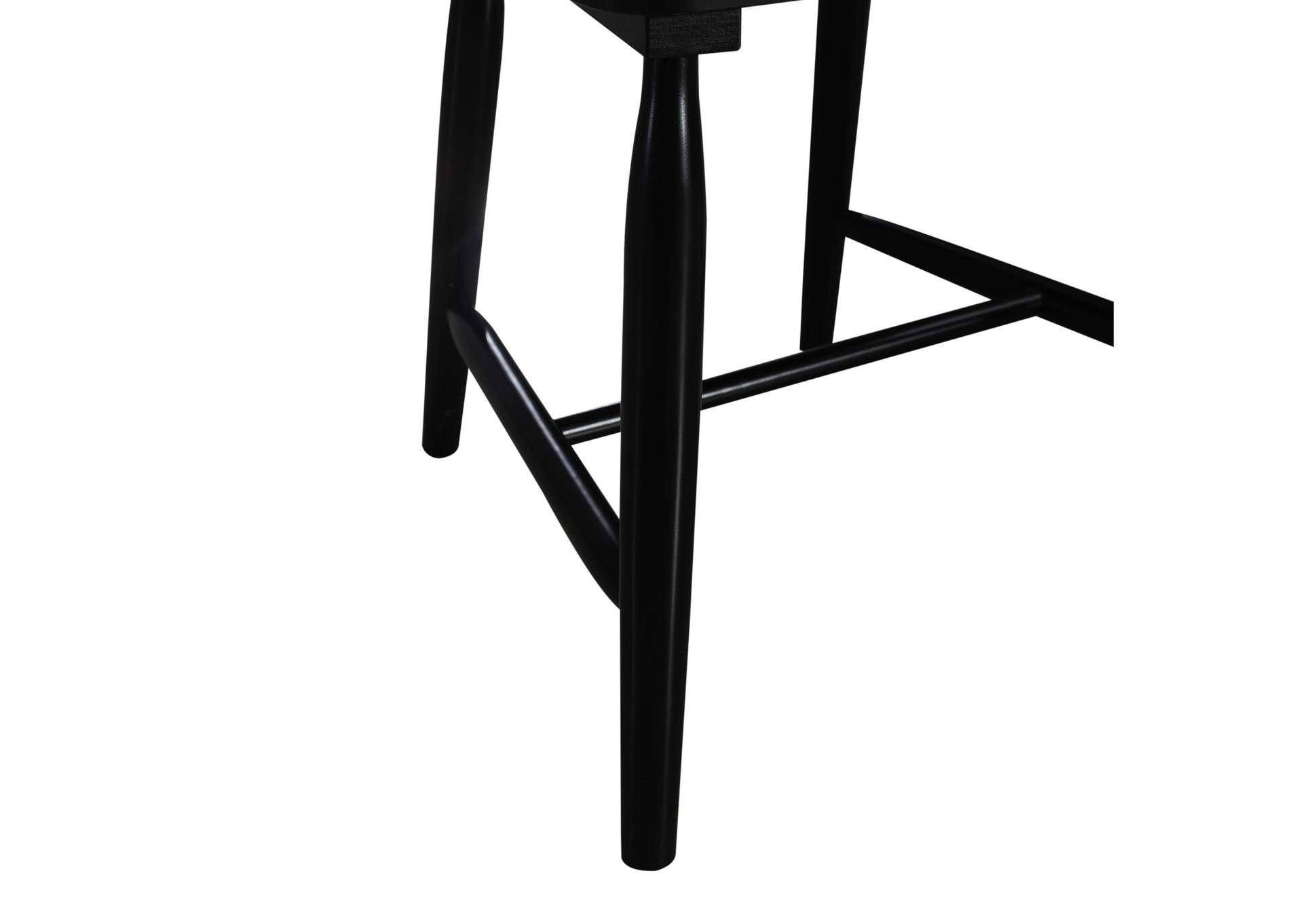 Capeside Cottage Spindle Back Side Chair - Black (RTA),Liberty