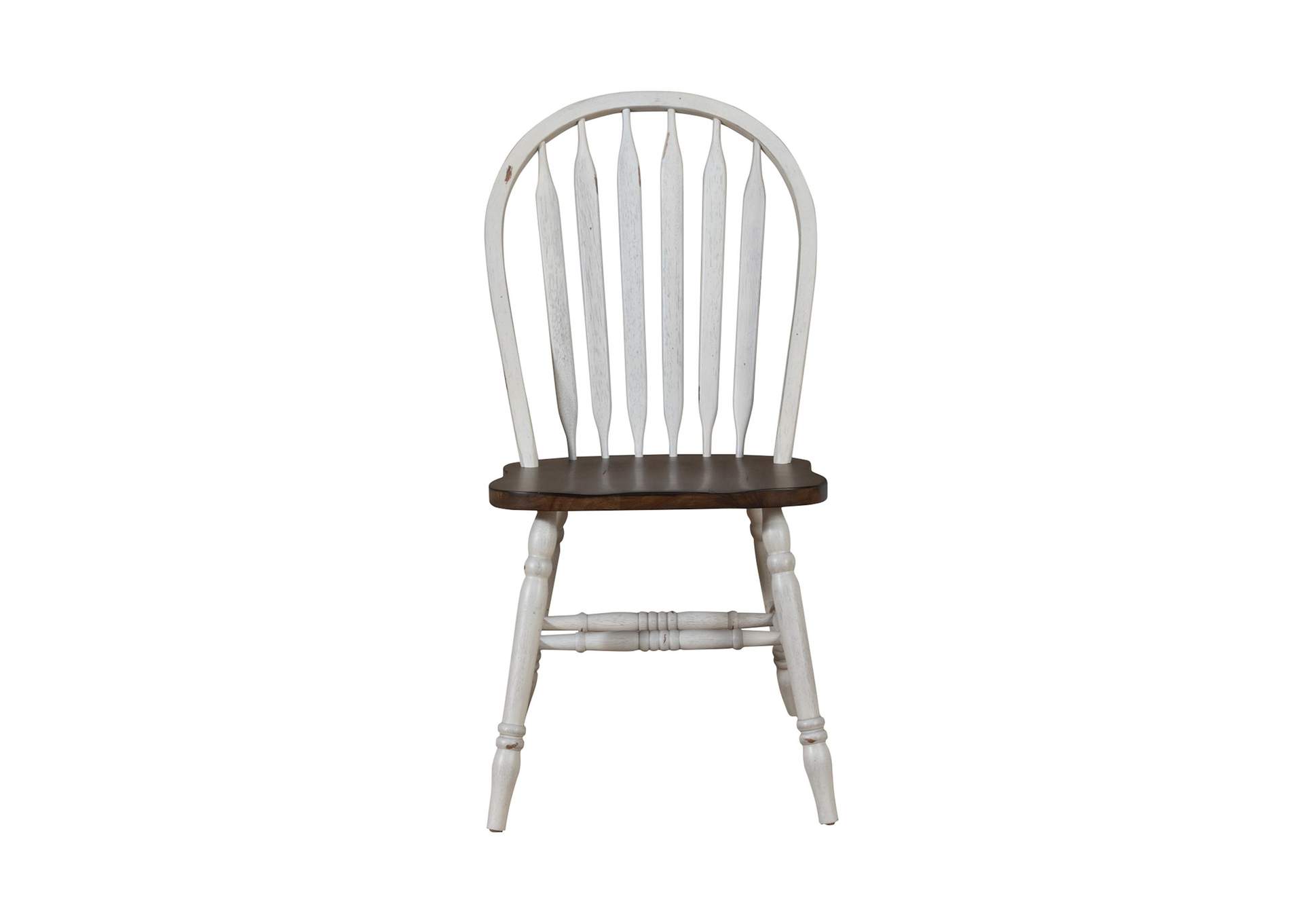 Carolina Crossing Windsor Side Chair - White,Liberty