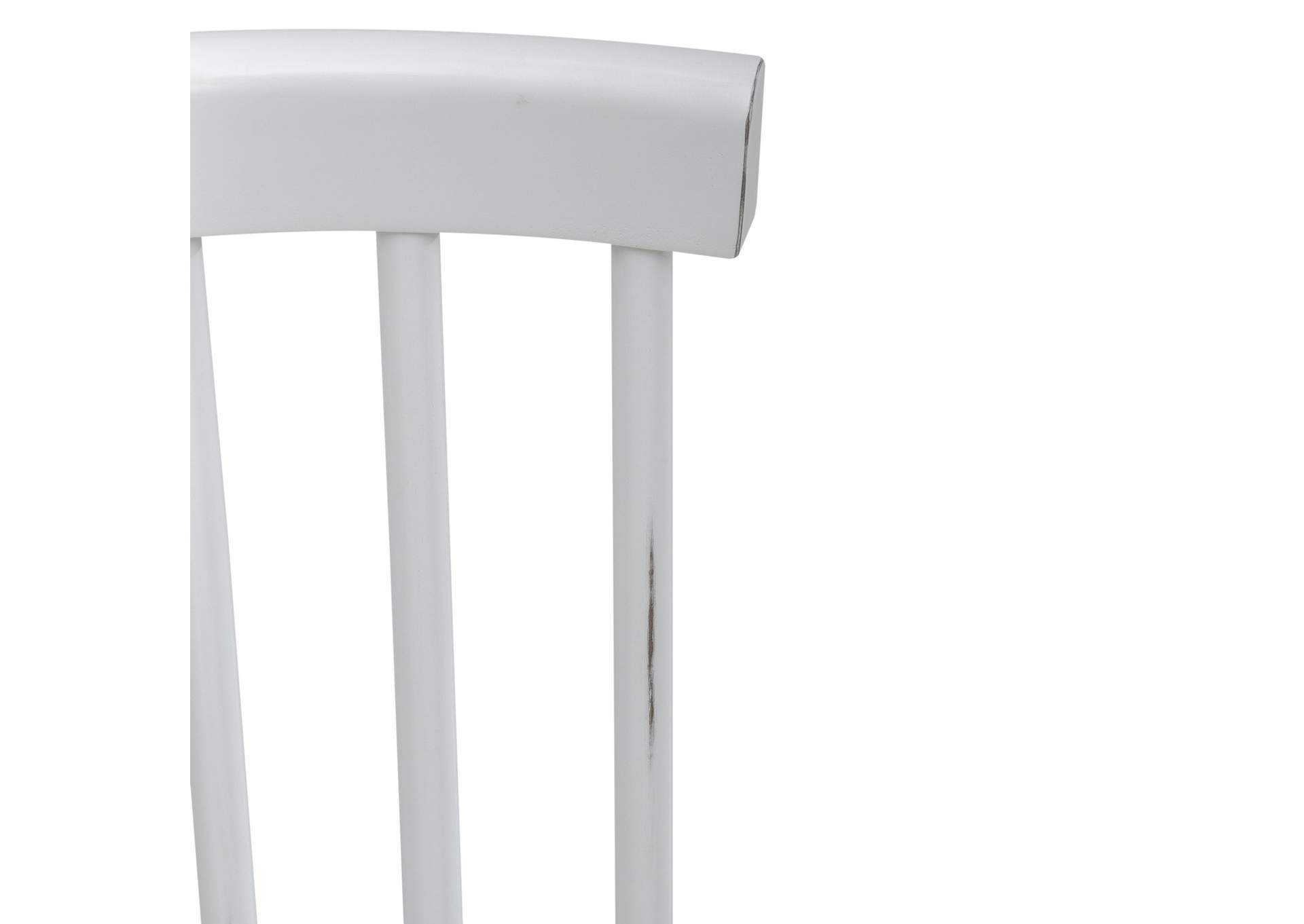 Capeside Cottage Spindle Back Side Chair - White (RTA),Liberty