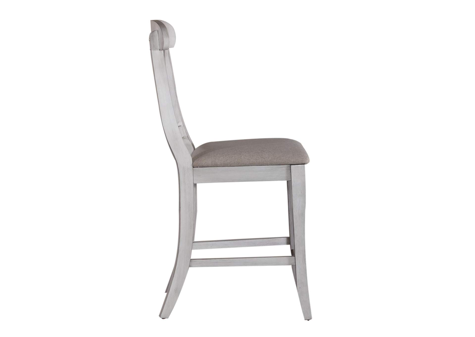 Ocean Isle Upholstered X Back Counter Chair (RTA),Liberty