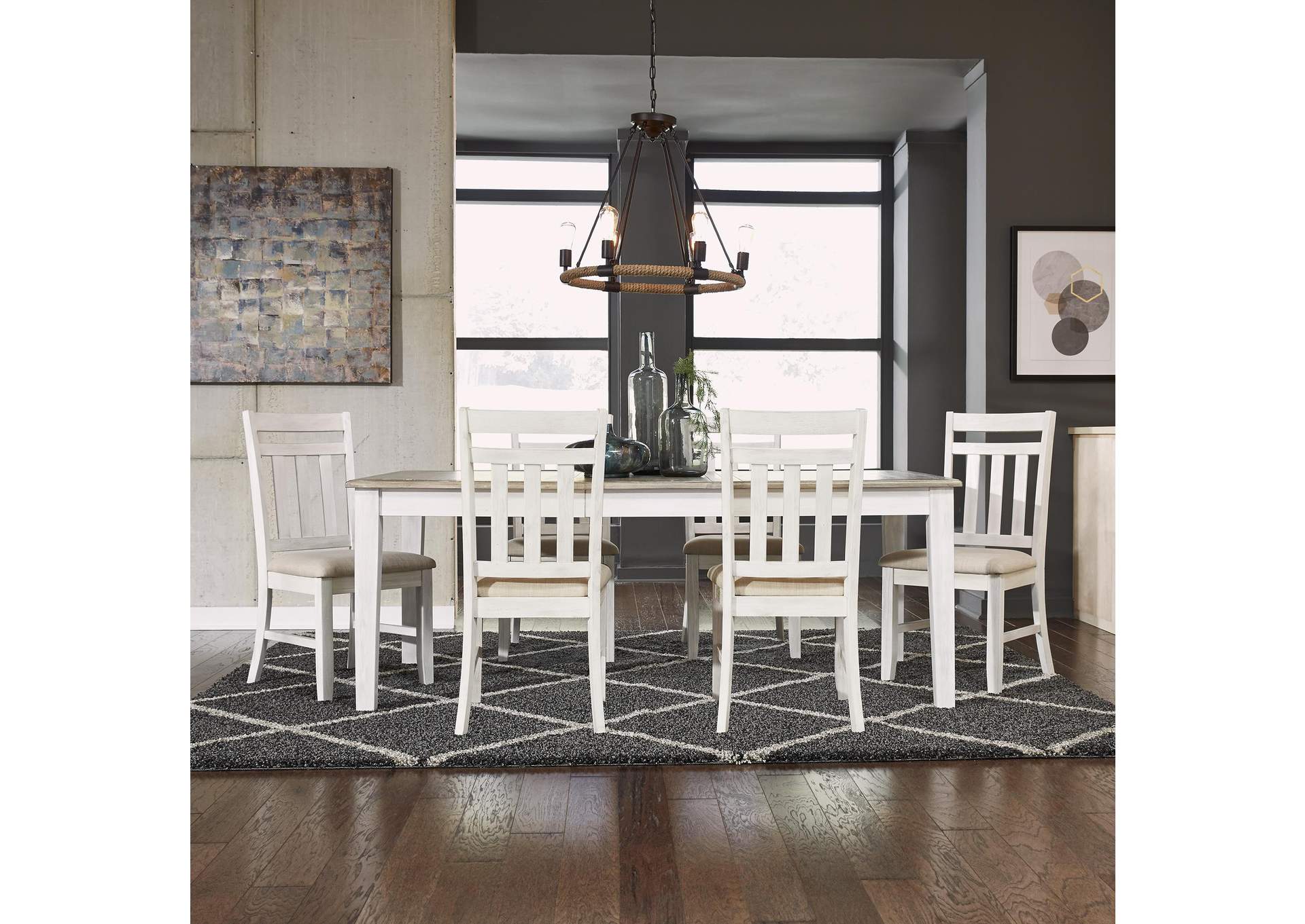 Summerville 7 Piece Rectangular Table Set,Liberty