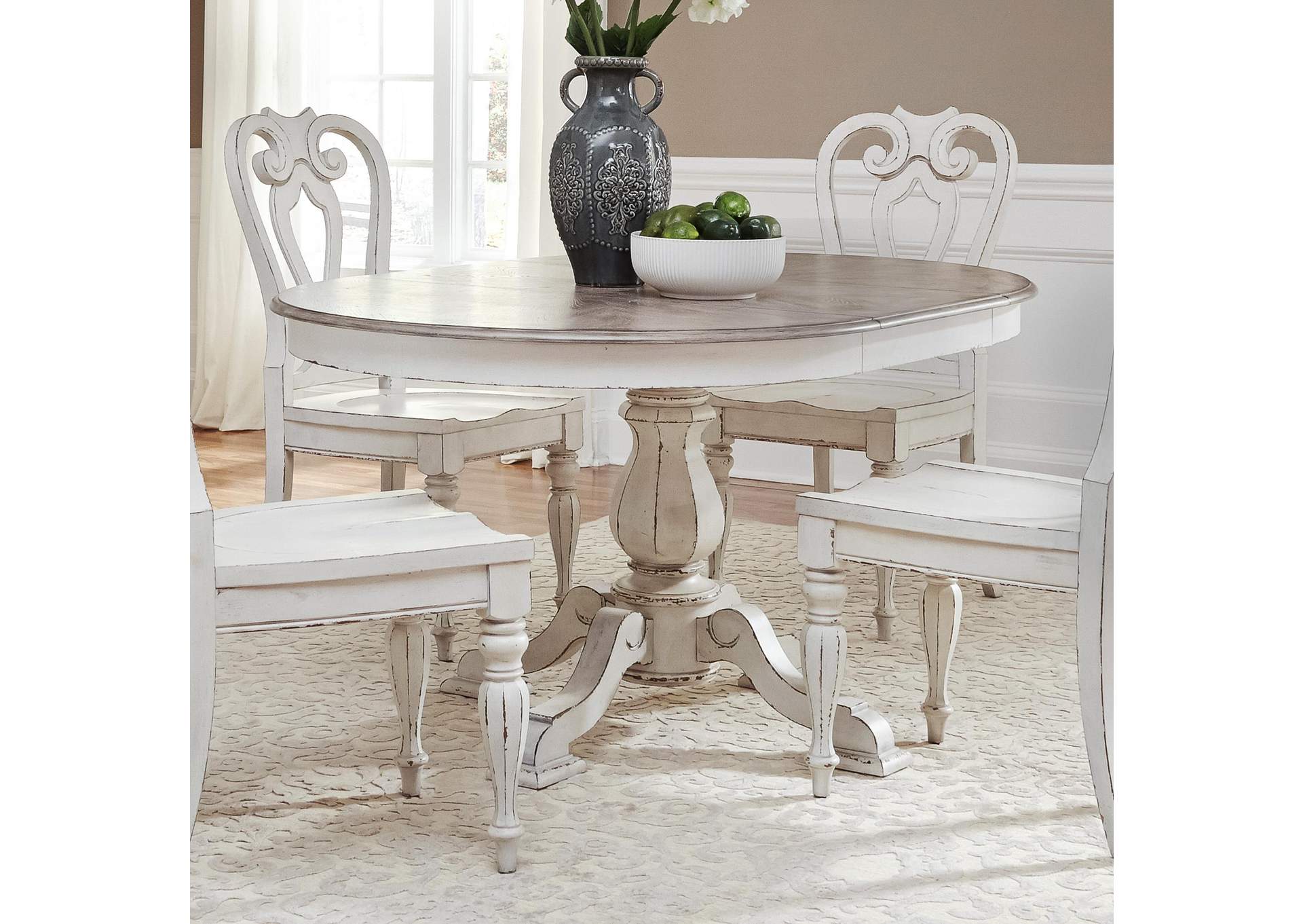 Magnolia Manor Pedestal Table,Liberty