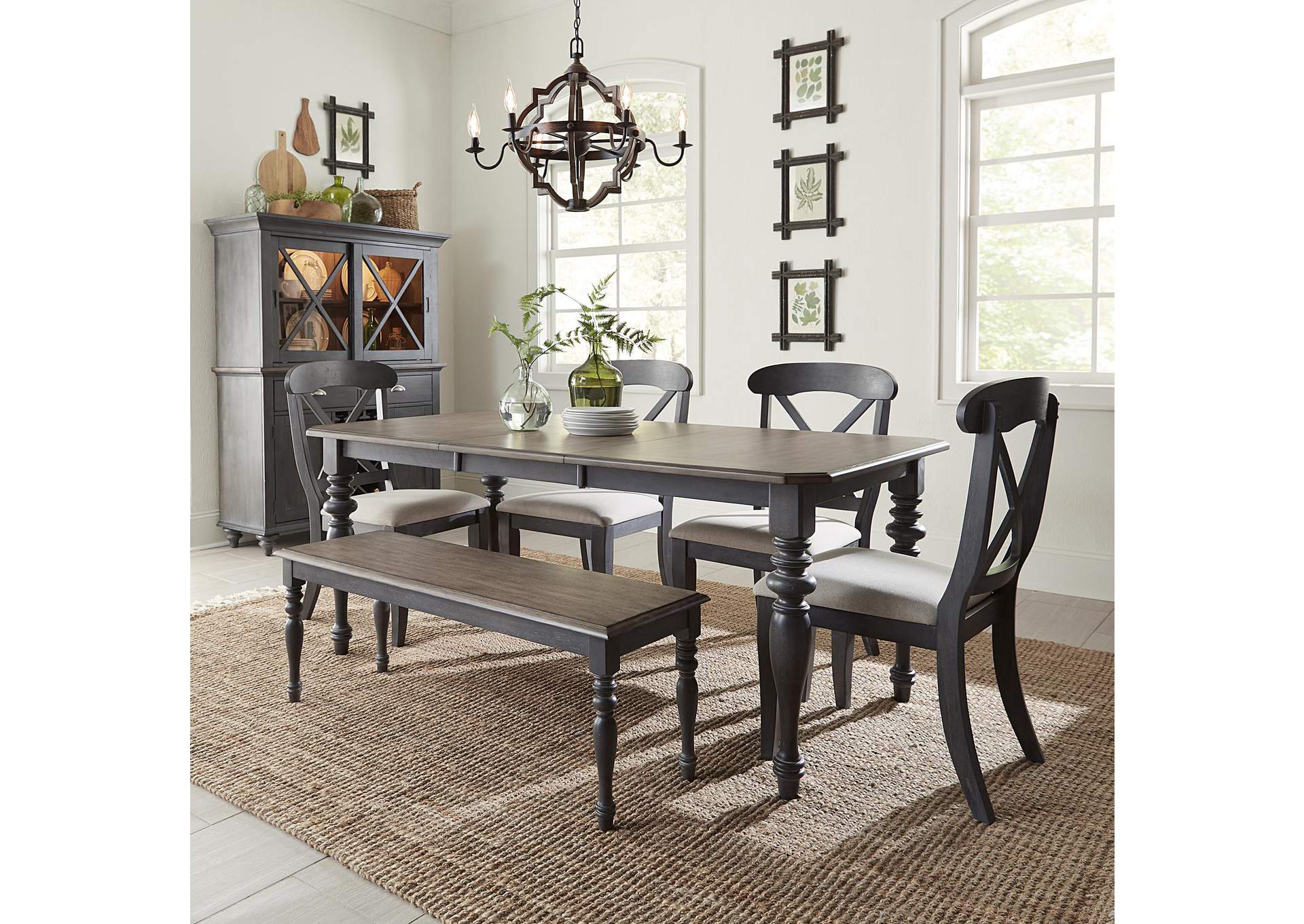 Ocean Isle 6 Piece Rectangular Table Set,Liberty