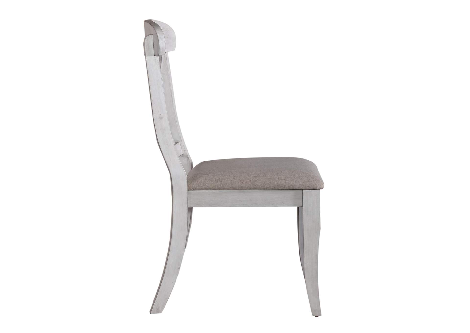 Ocean Isle Upholstered X Back Side Chair (RTA),Liberty