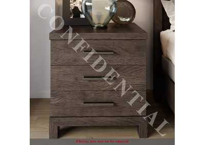 Modern Mix Nightstand w/ Charging Station