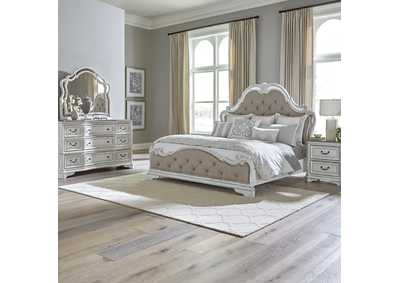 Image for King Opt Uph Bed, Dresser & Mirror, Night Stand