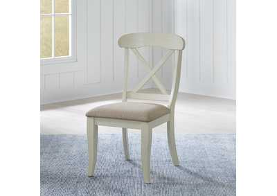 Image for Ocean Isle Uph X Back Side Chair (RTA)