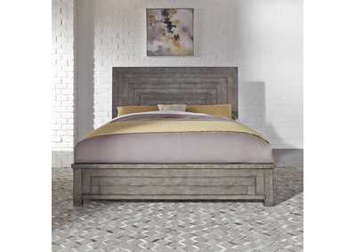 Image for Modern Farmhouse Dusty Charcoal  Queen Panel Bed