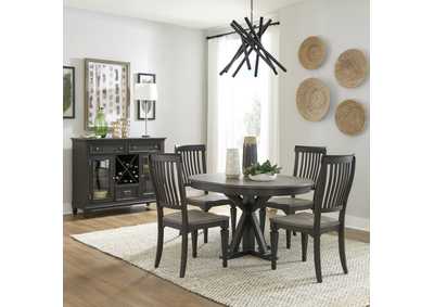 Image for Allyson Park 5 Piece Pedestal Table Set